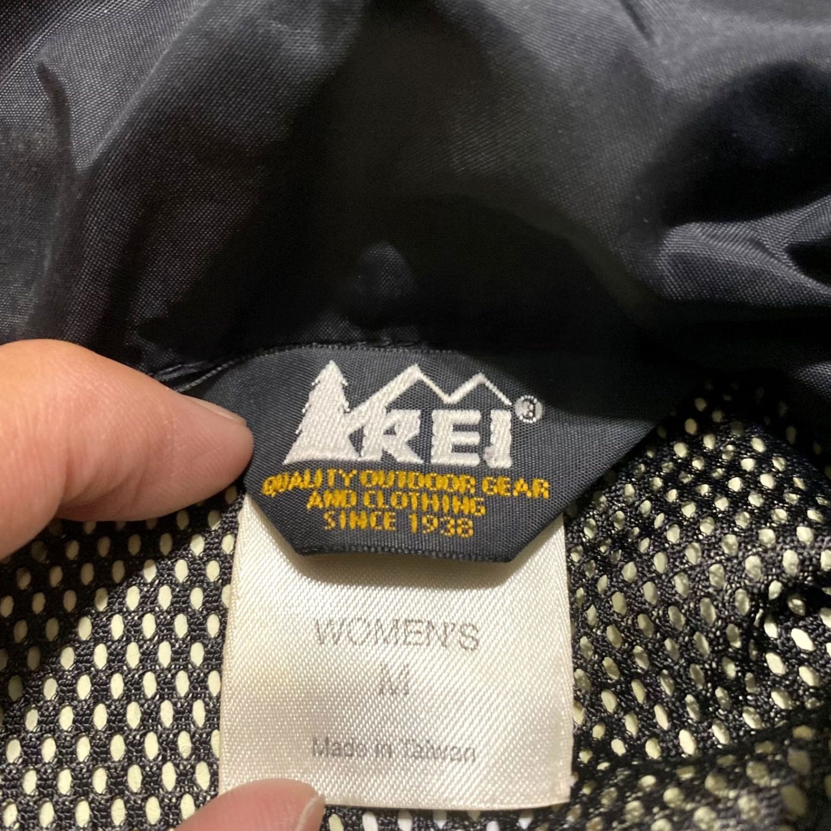 Vintage REI Jacket Women Medium Blue Goretex Hooded Full Zip Vented Outdoor Athletic Parka Size M / US 6-8 / IT 42-44 - 3 Thumbnail