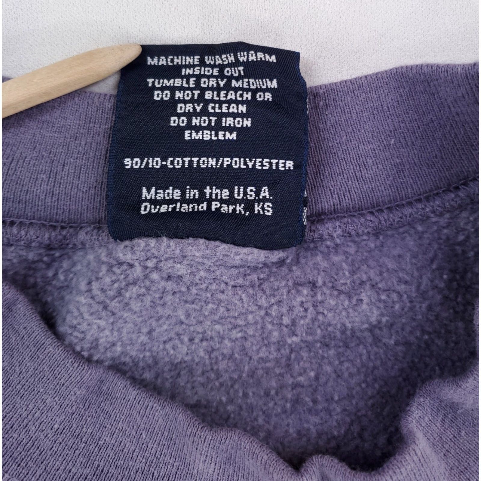 Vintage VINTAGE K-State Brigham Young 1997 Cotton Bowl Sweatshirt Purple Made USA Mens XL Size US XL / EU 56 / 4 - 5 Thumbnail