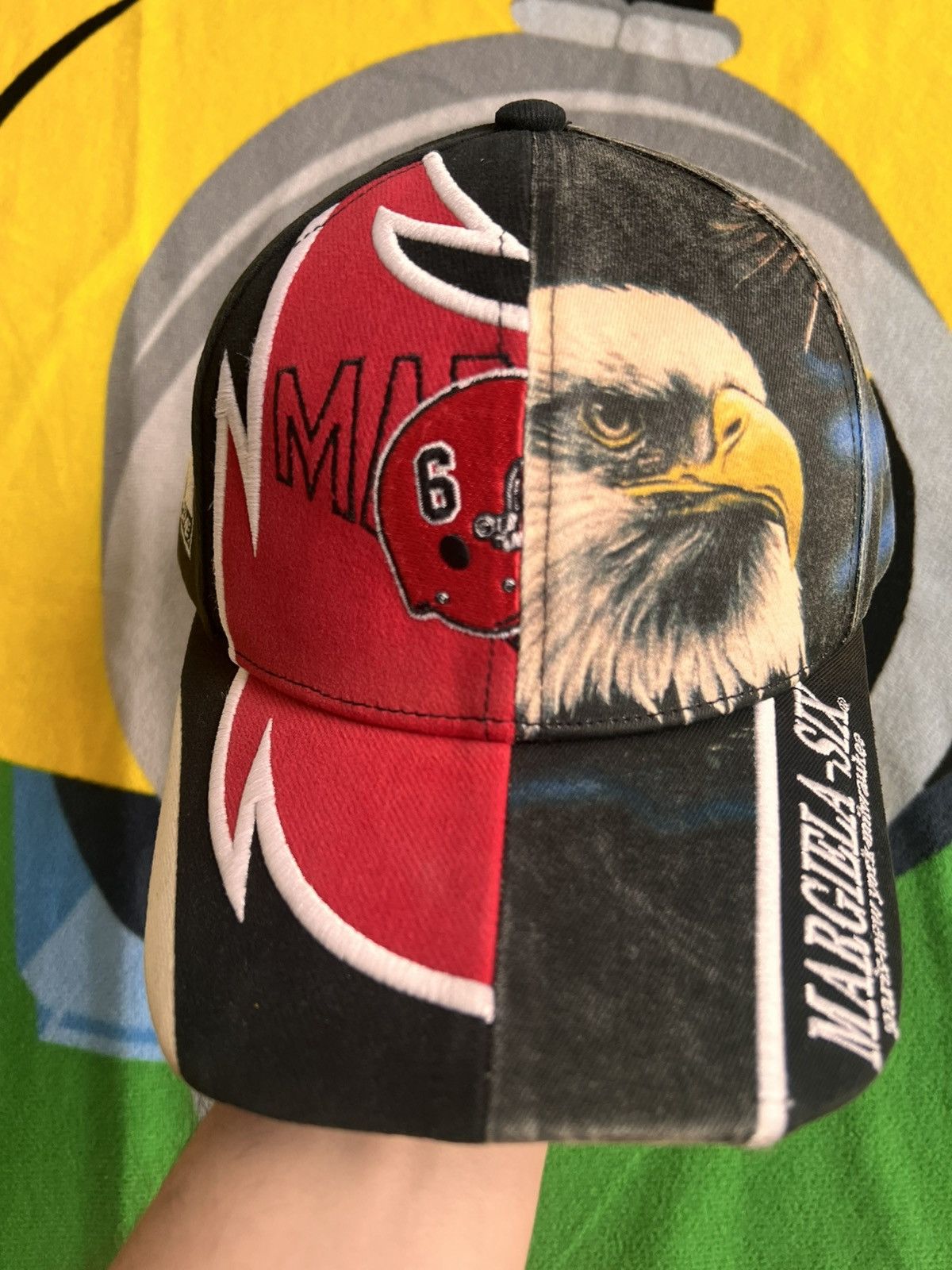 Maison Margiela × Supreme Supreme x MM6 Maison Margiela Split 6-Panel Cap Black 2026 Size ONE SIZE - 16 Thumbnail