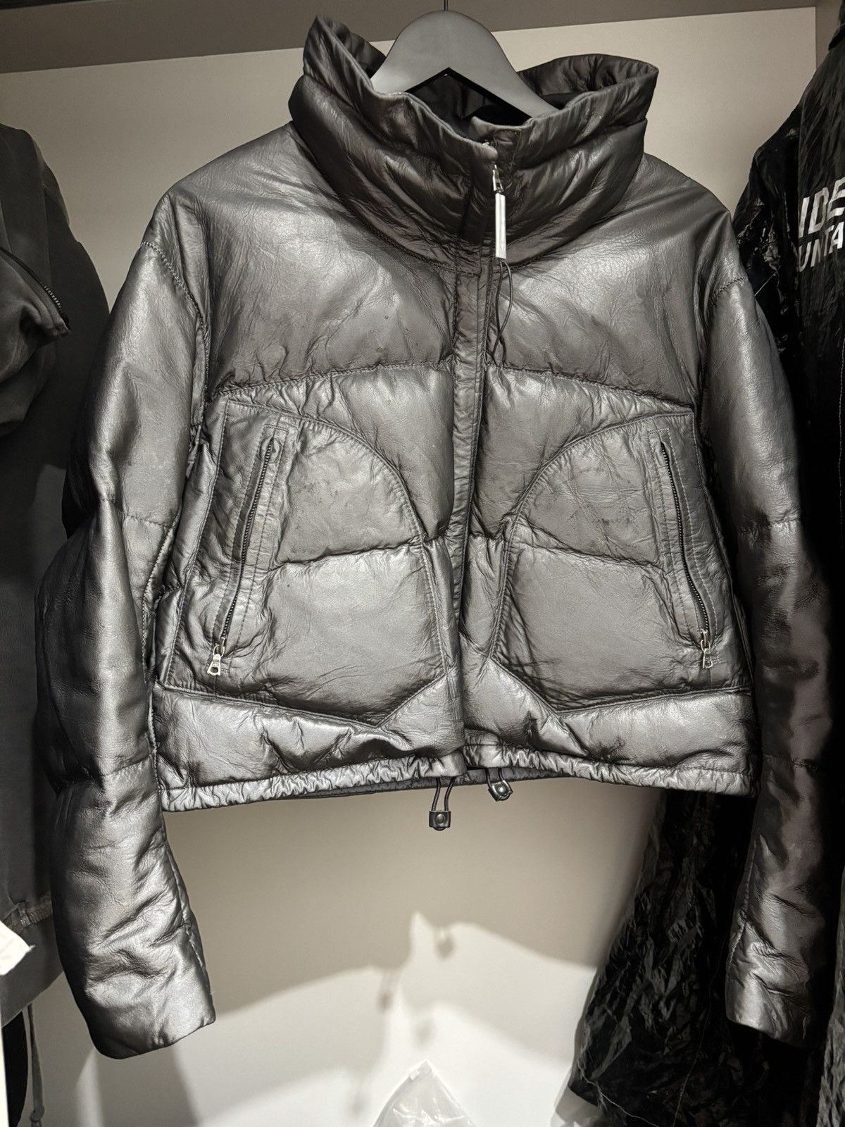 Isaac sellam reflective puffer jacket