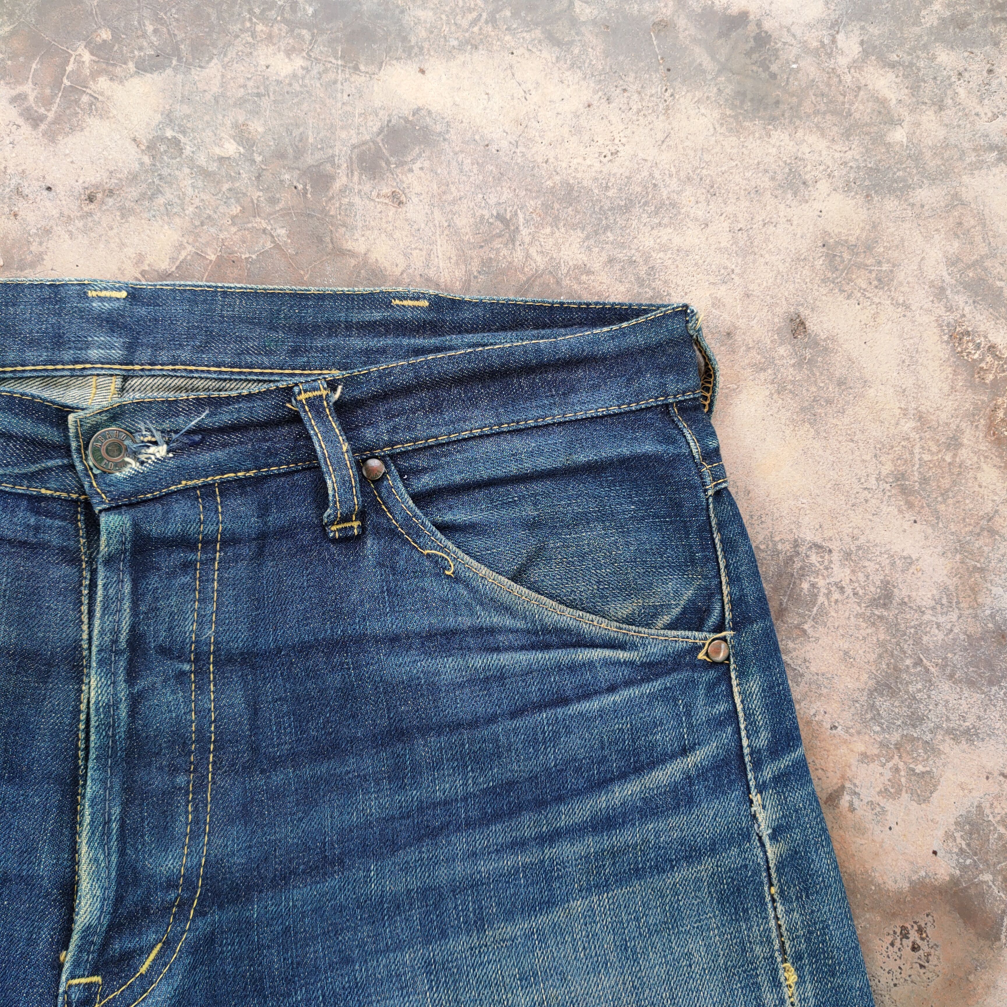 ABAHOUSE VINTAGE ABAHOUSE RUSTY SELVEGE FADED JEANS DENIM PANTS Size US 36 / EU 52 - 8 Thumbnail