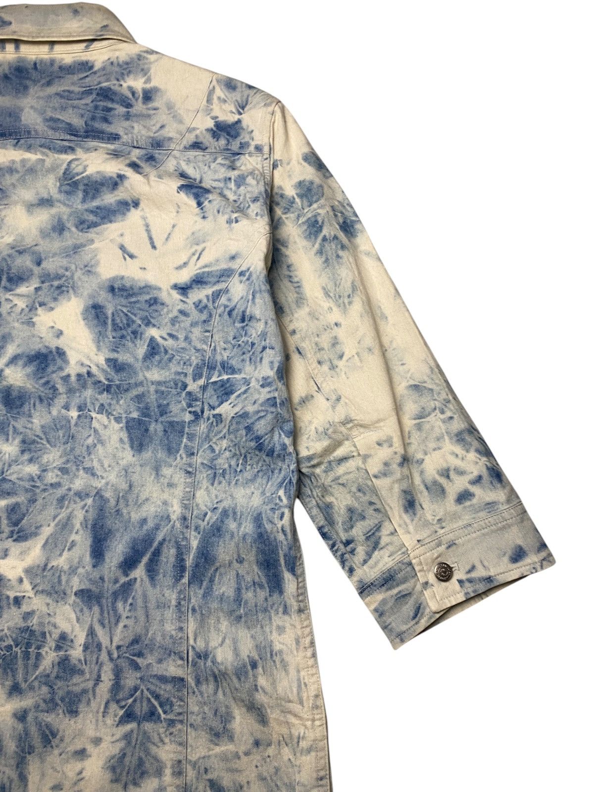 If Six Was Nine 2000's Tornado Mart Dyed Blue Shirts Size US M / EU 48-50 / 2 - 7 Thumbnail