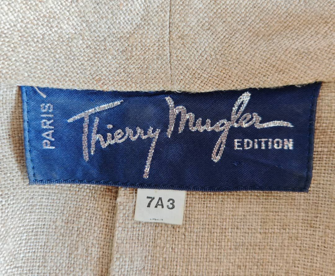 Thierry Mugler Thiery Mugler Hemp Linen Blazer Size M / US 6-8 / IT 42-44 - 10 Thumbnail