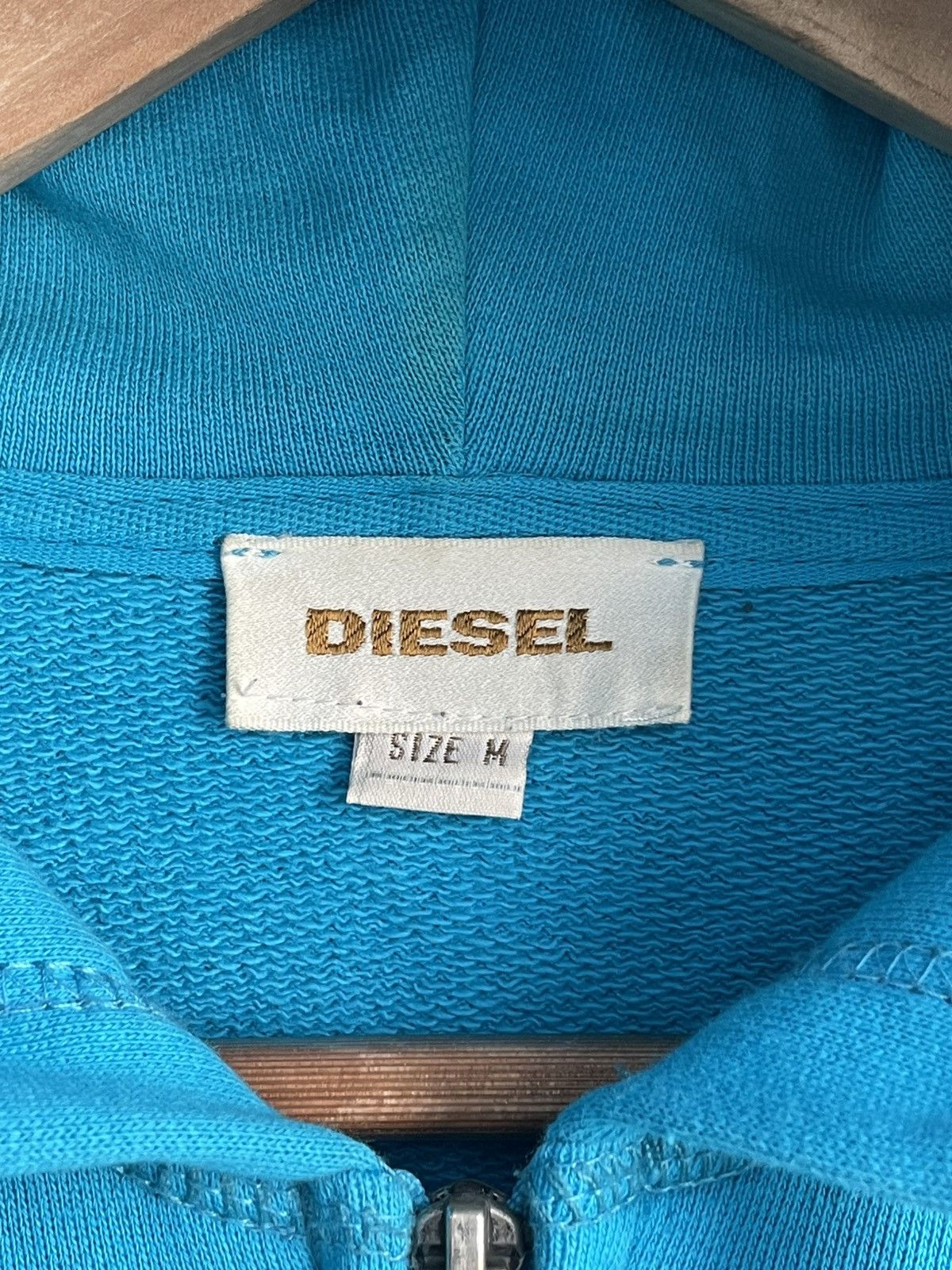Diesel Y2K style Distressed bog logo Diesel hoodie Size US M / EU 48-50 / 2 - 5 Thumbnail