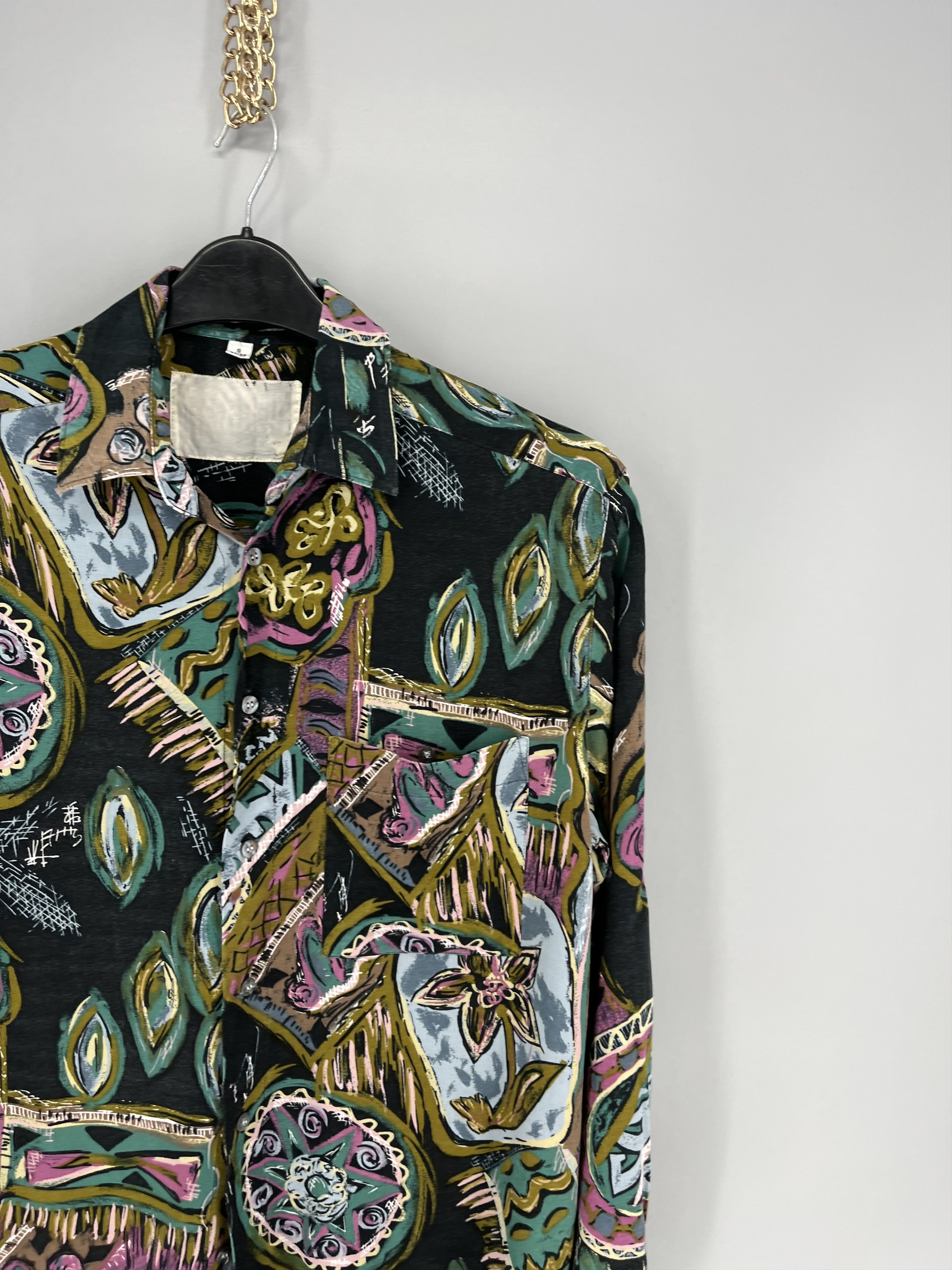 Vintage Vintage carmarque Art Streetwear Hawaiian Travis Scott styl Size US S / EU 44-46 / 1 - 5 Thumbnail