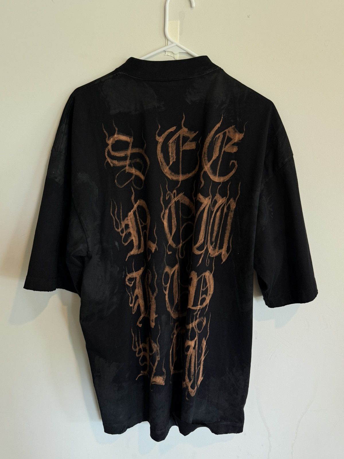 Balenciaga Balenciaga OVERSIZED Heavy Metal Tshirt Size US XXS / EU 40 - 2 Thumbnail