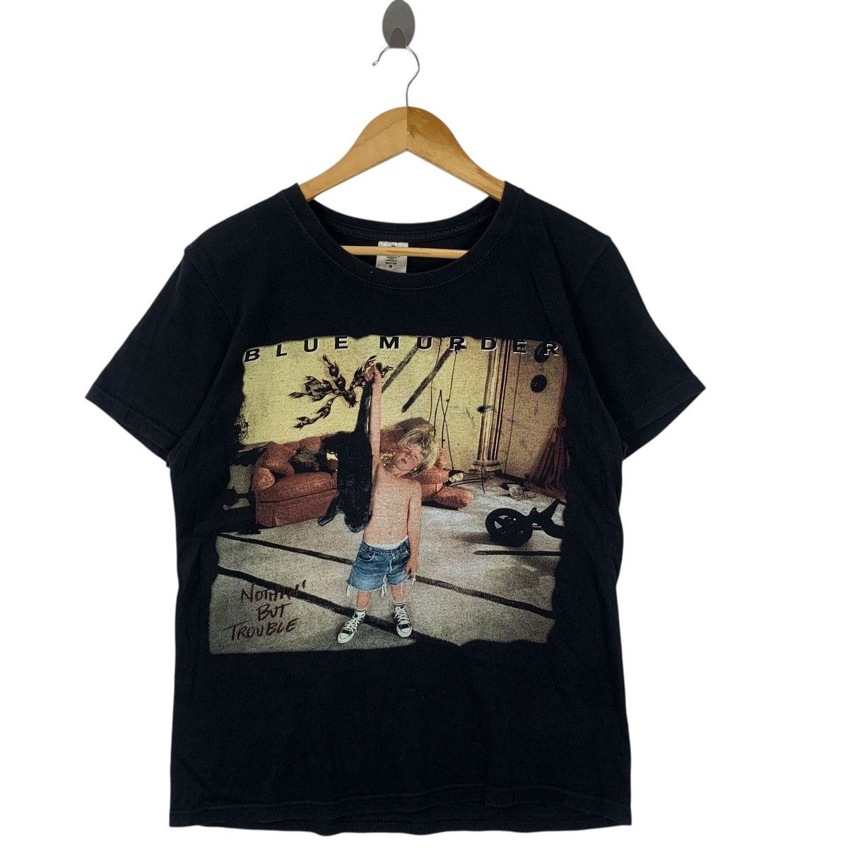 Band Tees Vintage 1993 BLUE MURDER Nothin But Trouble Japan Tour Tee Size US S / EU 44-46 / 1 - 4 Thumbnail
