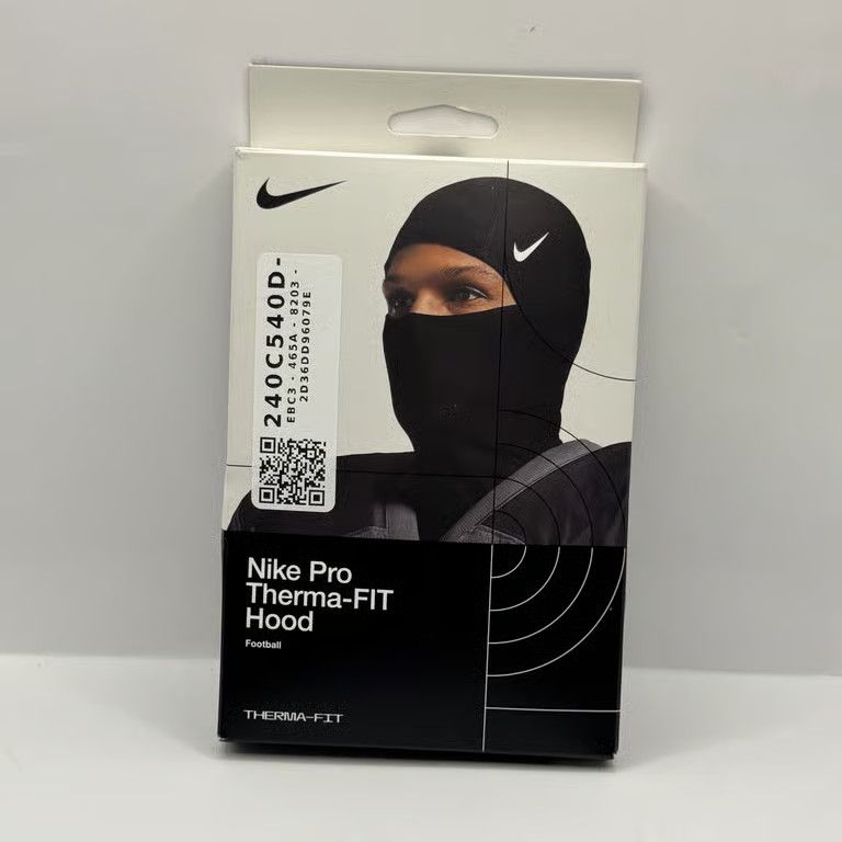 Nike Nike Pro Therma-Fit Hyperwarm Black/White Mask Brand New Size ONE SIZE - 1 Preview