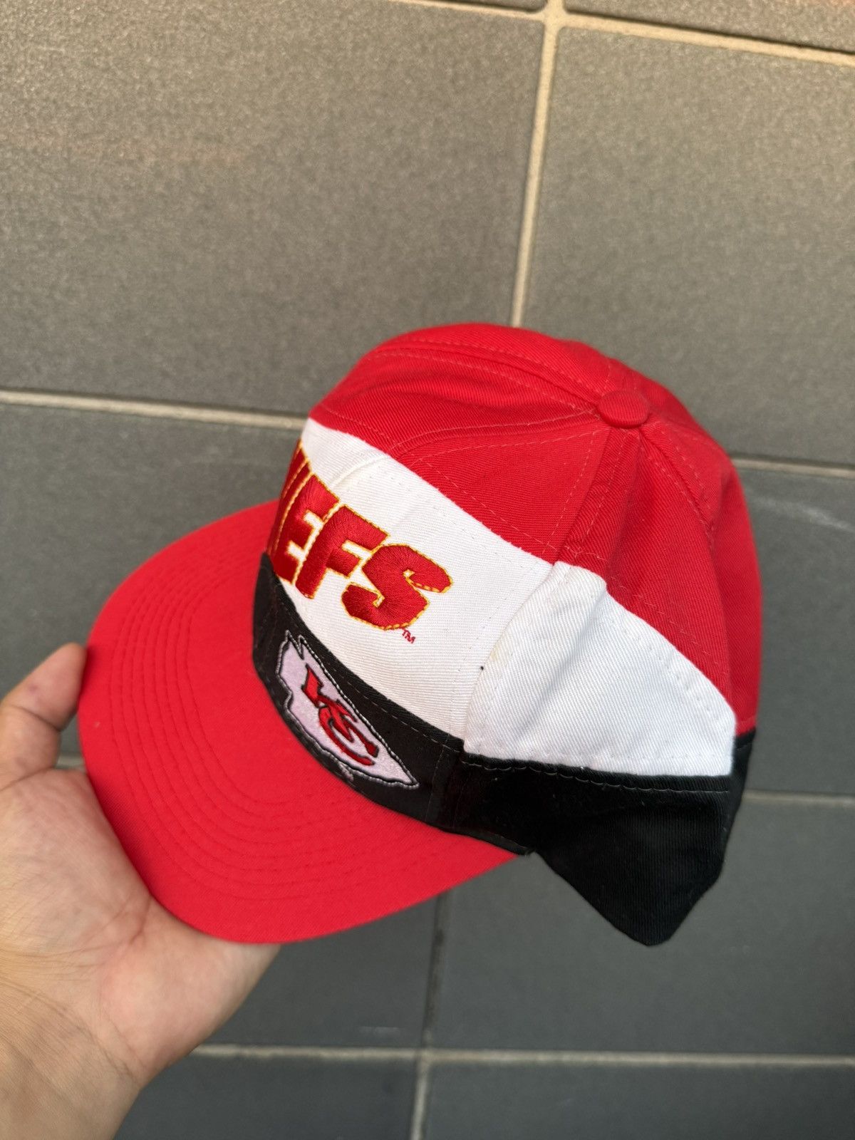 Logo 7 Vintage kansas city chiefs logo 7 snapback hat Size ONE SIZE - 2 Thumbnail