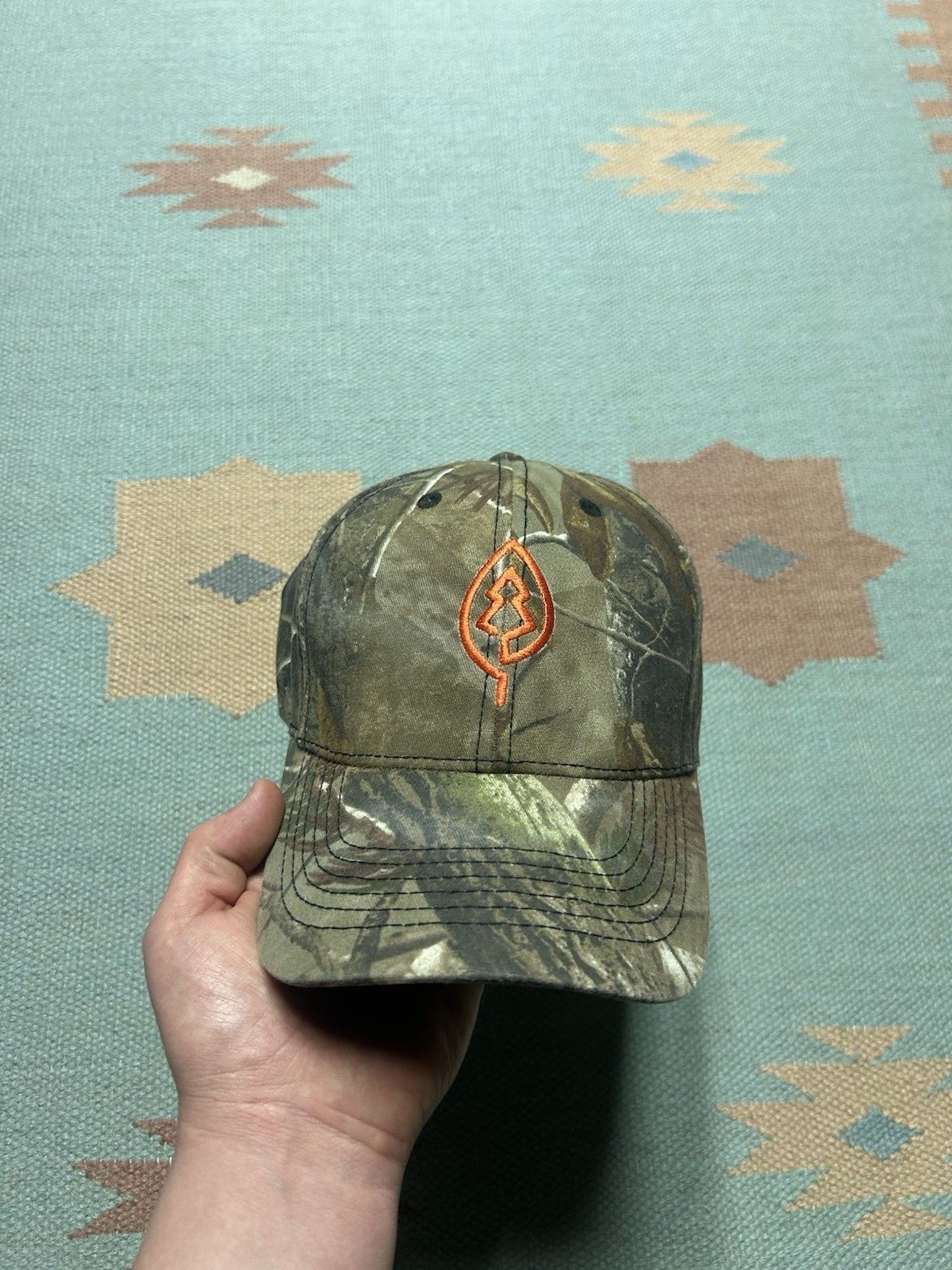 Vintage Vtg strapbac hat camo sustainable forestry initiative nature Size ONE SIZE - 2 Thumbnail