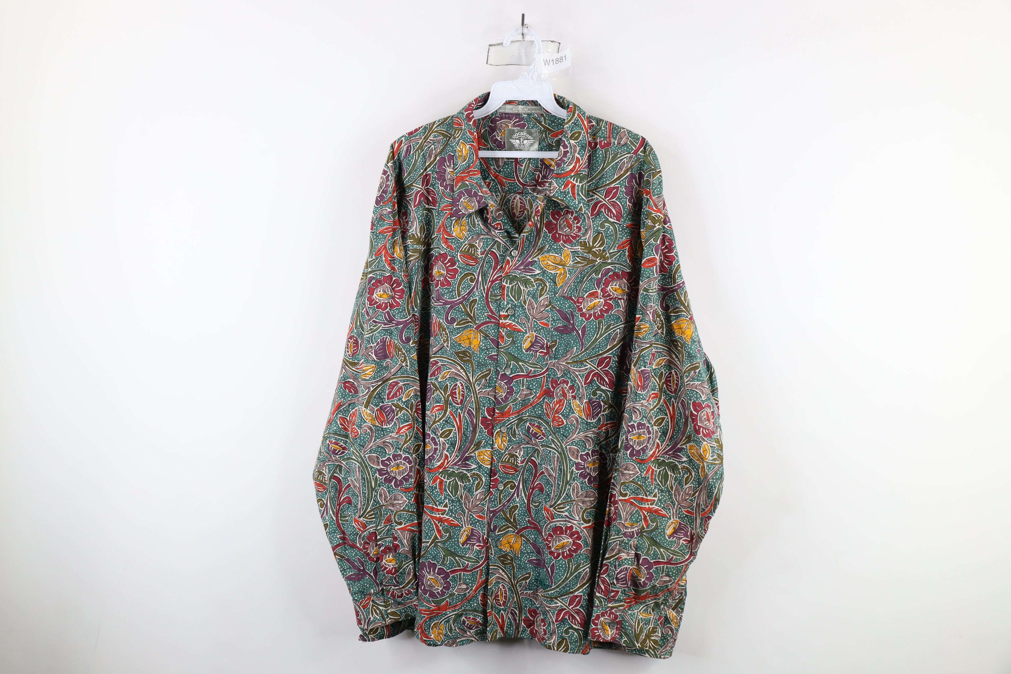 Vintage Vintage 90s Streetwear Tapestry All Over Print Button Shirt Size US XL / EU 56 / 4 - 1 Thumbnail
