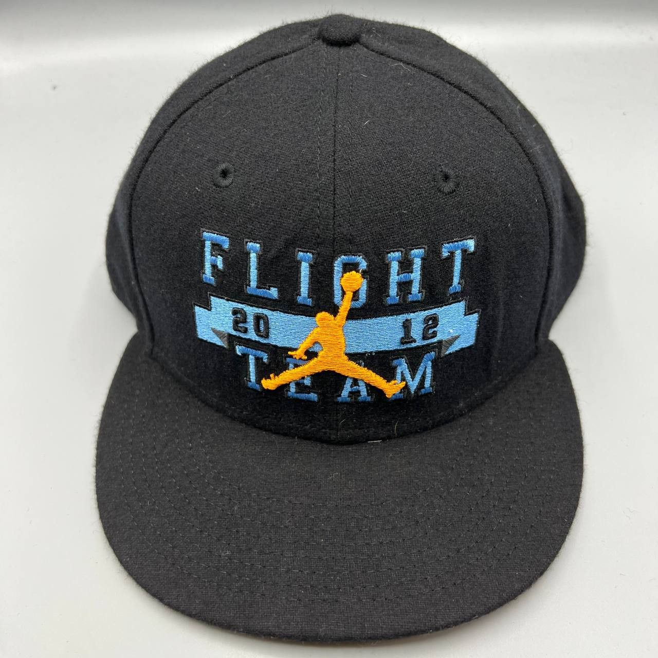 Air Jordan Hat Men Black Yellow Jumpman Flight Snap Back Cap