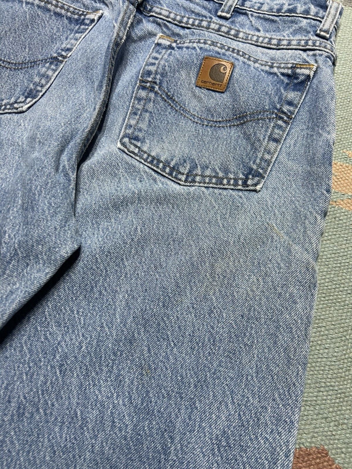 Vintage Vtg Carhartt jeans loose relaxed tapered B17 skater 34x31 Size US 34 / EU 50 - 9 Thumbnail