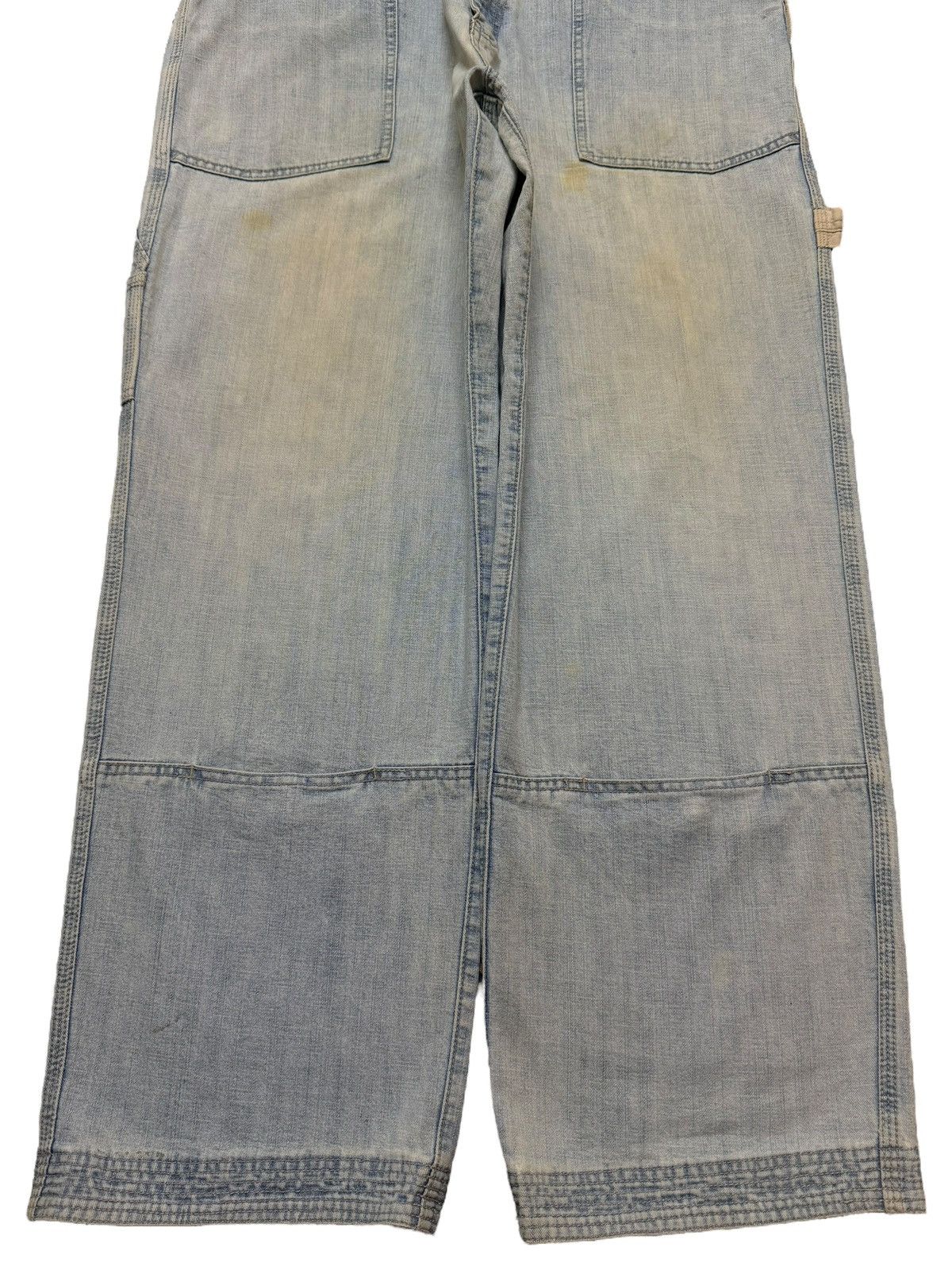 JNCO Vintage Japanese Brand Carpenter Faded Wash Wide Leg Baggy Size US 36 / EU 52 - 6 Thumbnail