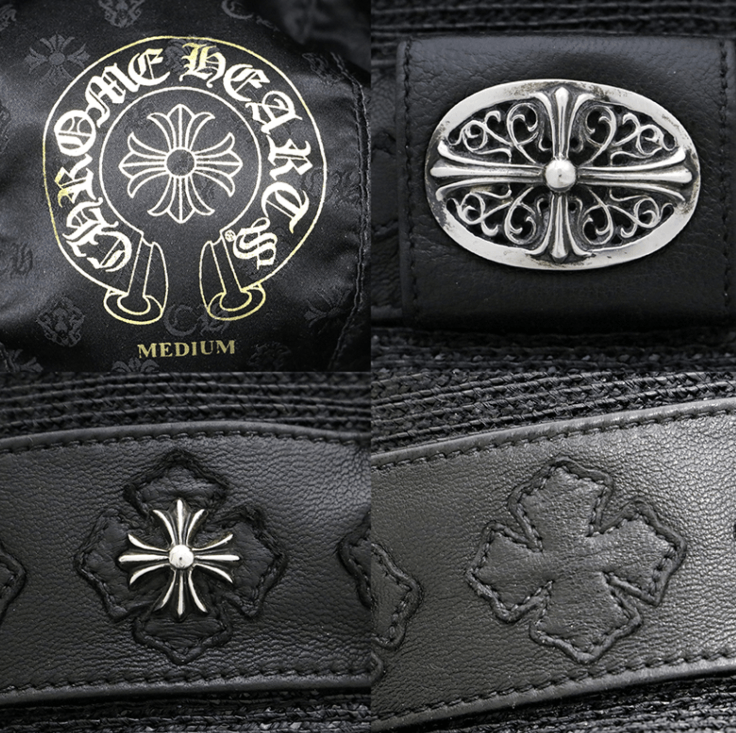 Chrome Hearts Chrome Hearts Straw Fedora Size ONE SIZE - 5 Thumbnail