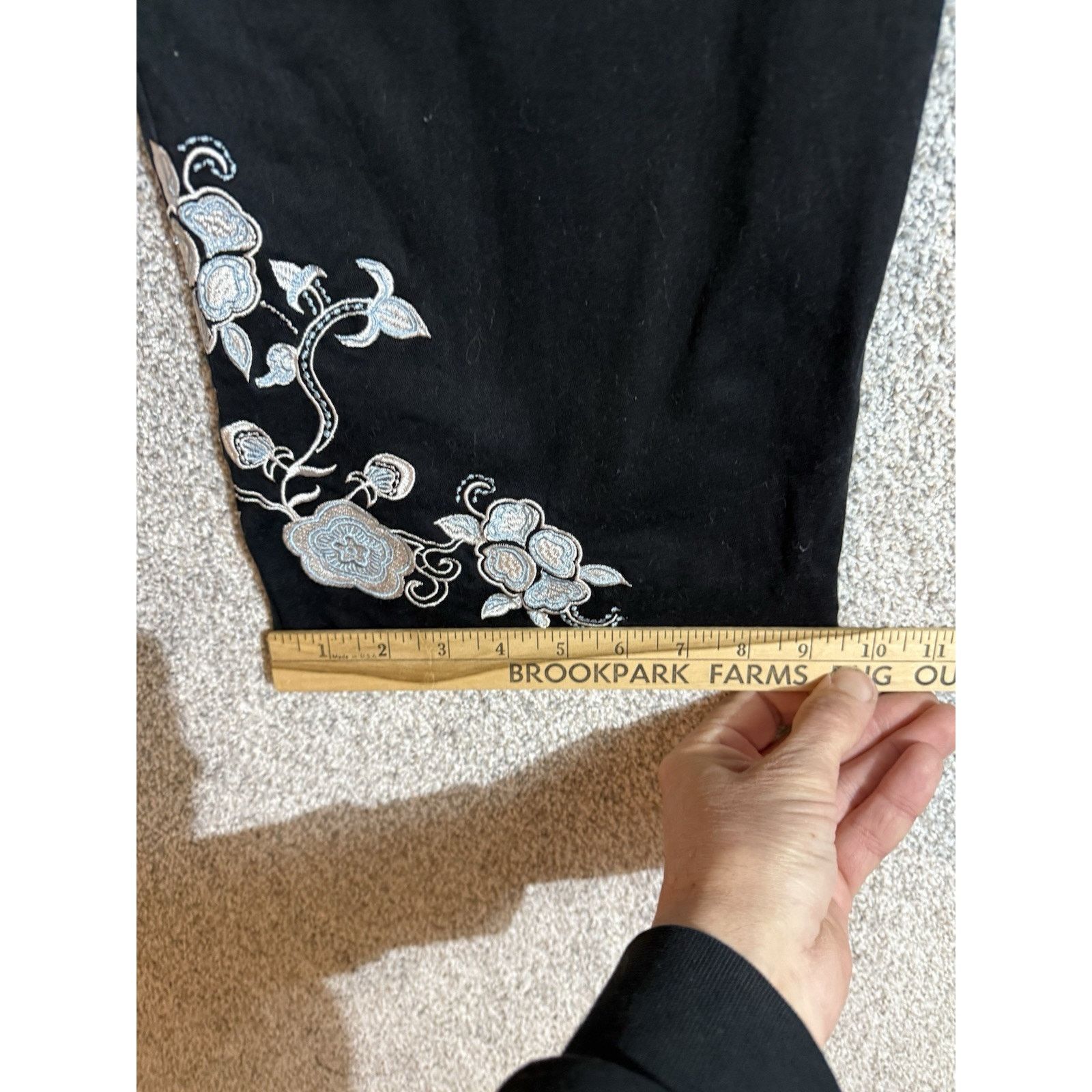 Geoffrey Beene Vintage 90s Y2K Geoffrey Beene Capri Women 16 Embroidered Size 38" / US 16 / IT 52 - 5 Thumbnail