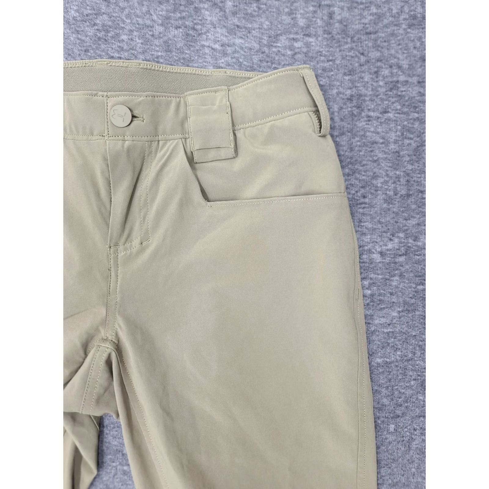 Under Armour Under Armour Tactical Patrol Pants Women's Size 2 Beige Cargo Outdoor Water Resistant Pocketed Regular Fit Size 26" / US 2 / IT 38 - 6 Thumbnail