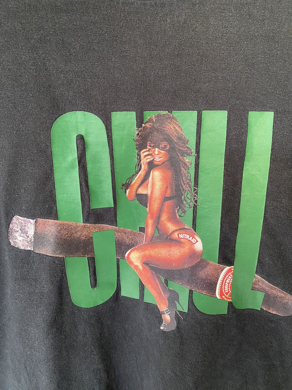 Hysteric Glamour × Japanese Brand × Nitraid 2000s Nitraid Japan Girl on Cigar hot sexy Size US L / EU 52-54 / 3 - 4 Thumbnail