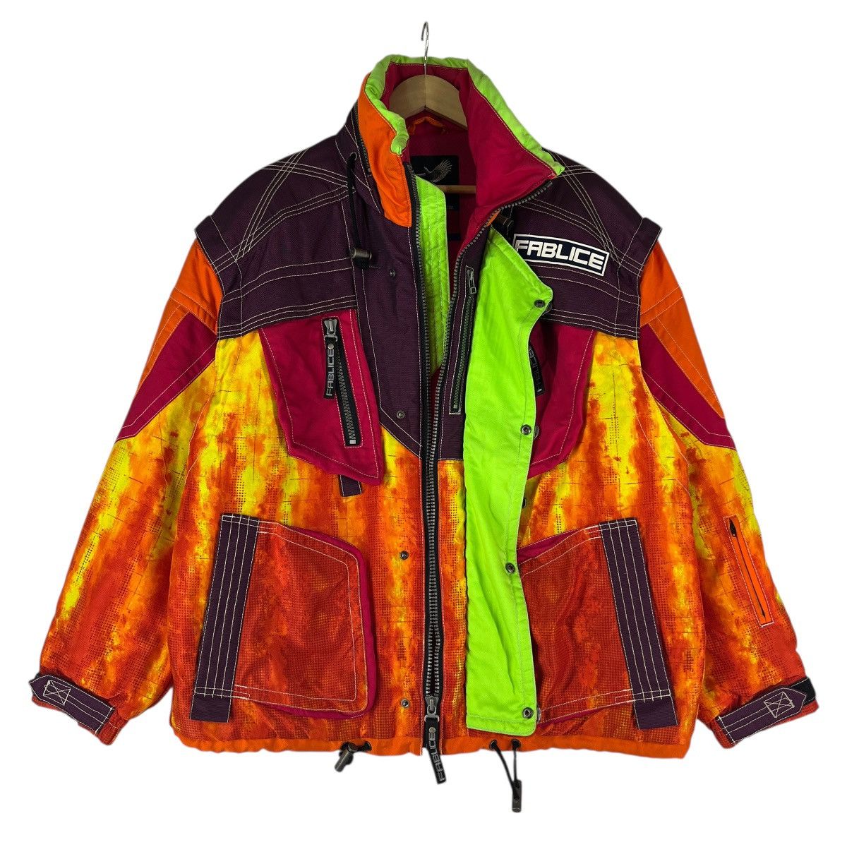 Japanese Brand Vintage Fablice Japan Team Thinsulate Insulation Jacket Size US M / EU 48-50 / 2 - 3 Thumbnail