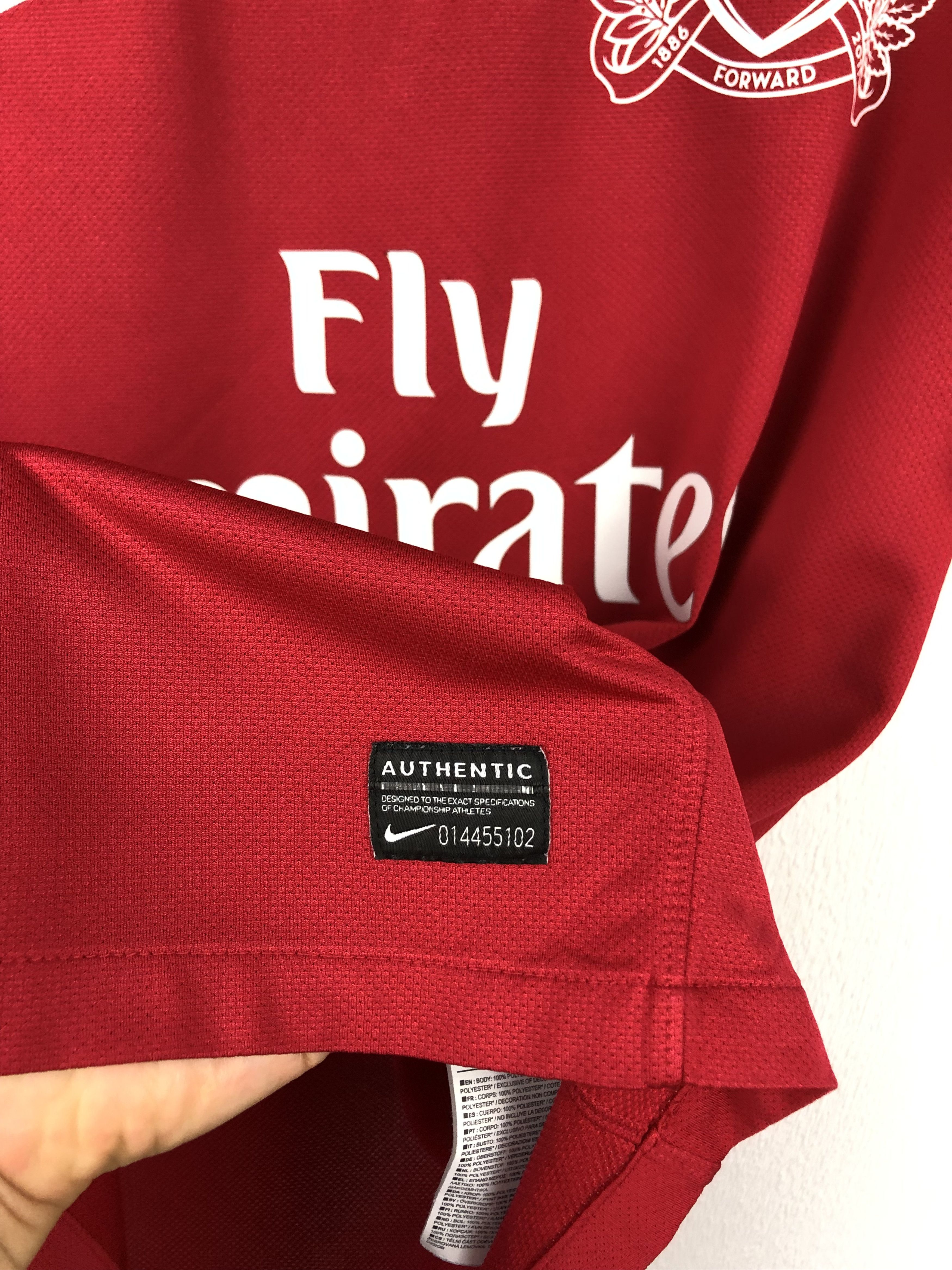 Nike Arsenal football shirt Soccer Nike Jersey Gunners Tee Hype Size US XL / EU 56 / 4 - 6 Thumbnail