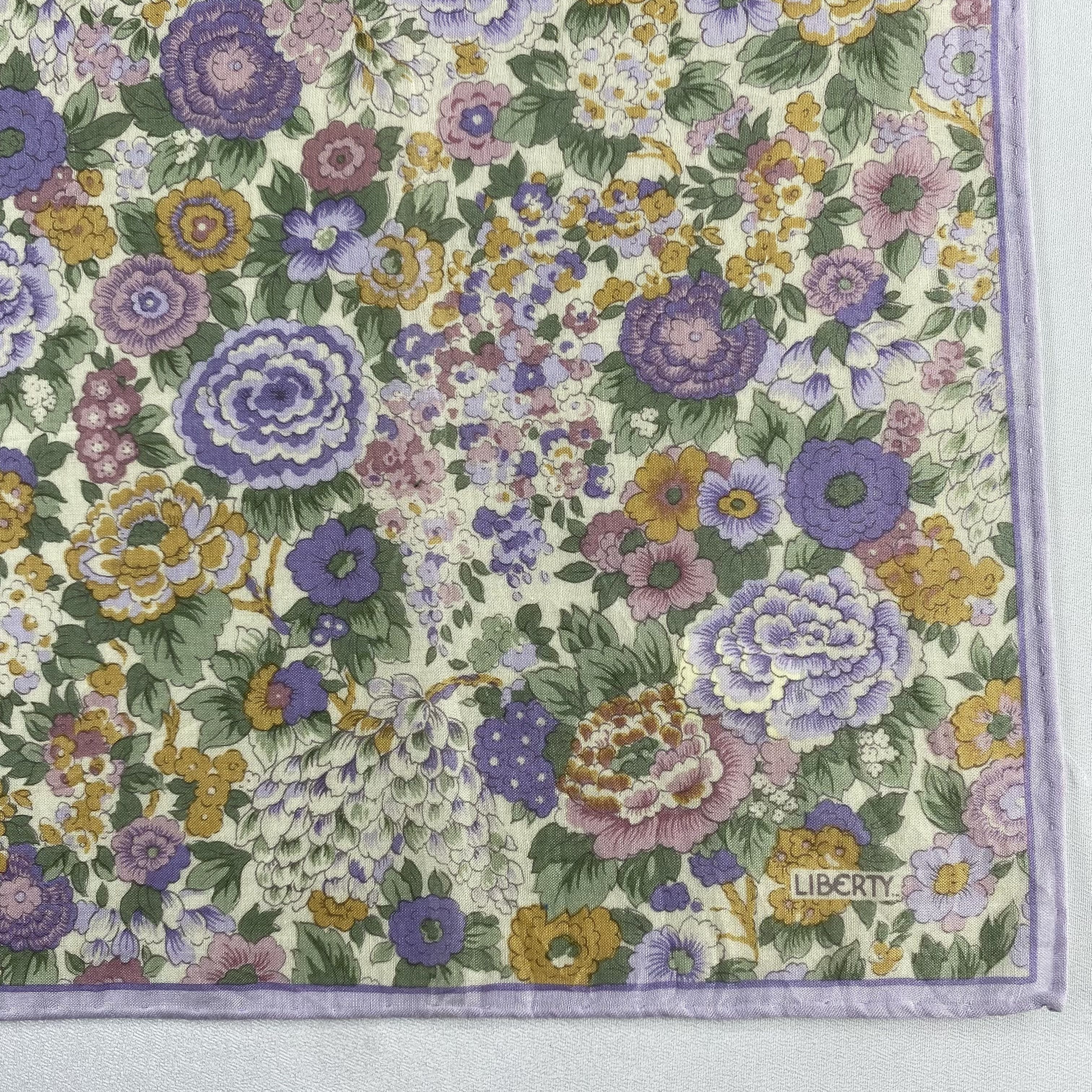Liberty × Vintage Liberty Neckerchief / Bandana / Handkerchief-P866 Size ONE SIZE - 2 Thumbnail