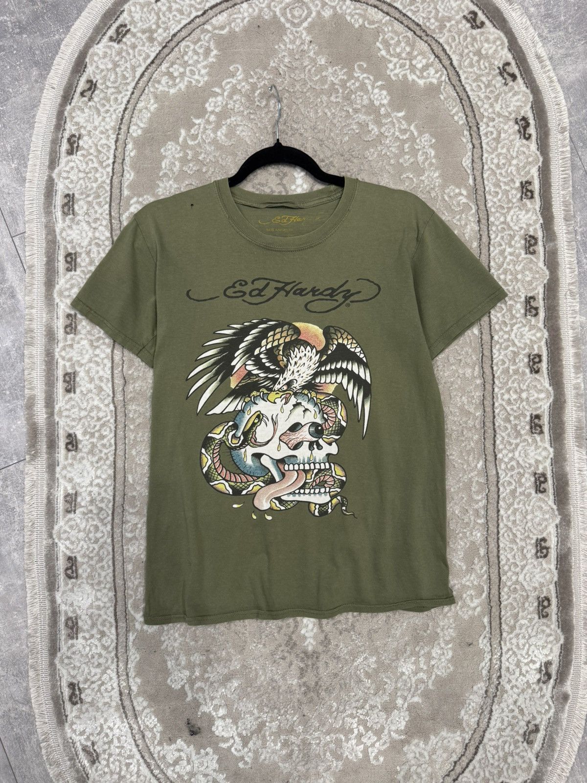 Christian Audigier Vintage Y2k Ed Hardy Christian Audigier Japanes T Shirt 90’s Size US S / EU 44-46 / 1 - 1 Thumbnail