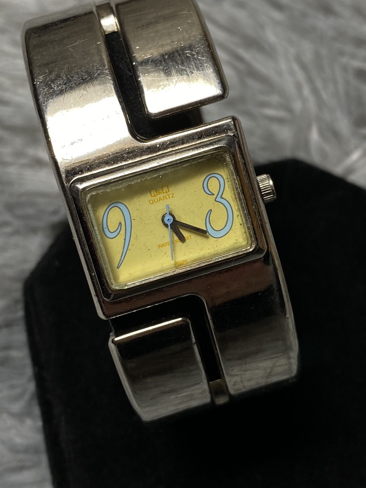 Japanese Brand × Jewelry × Vintage Retro Yellow Dial Q&Q Watch | Japanese Brand Size ONE SIZE - 4 Thumbnail
