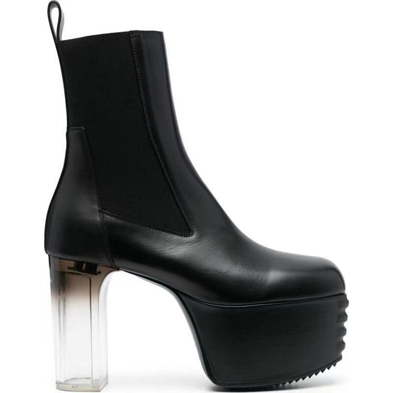 Rick Owens Rick Owens Kiss Boots 42 / Eggplant Beveled Platforms