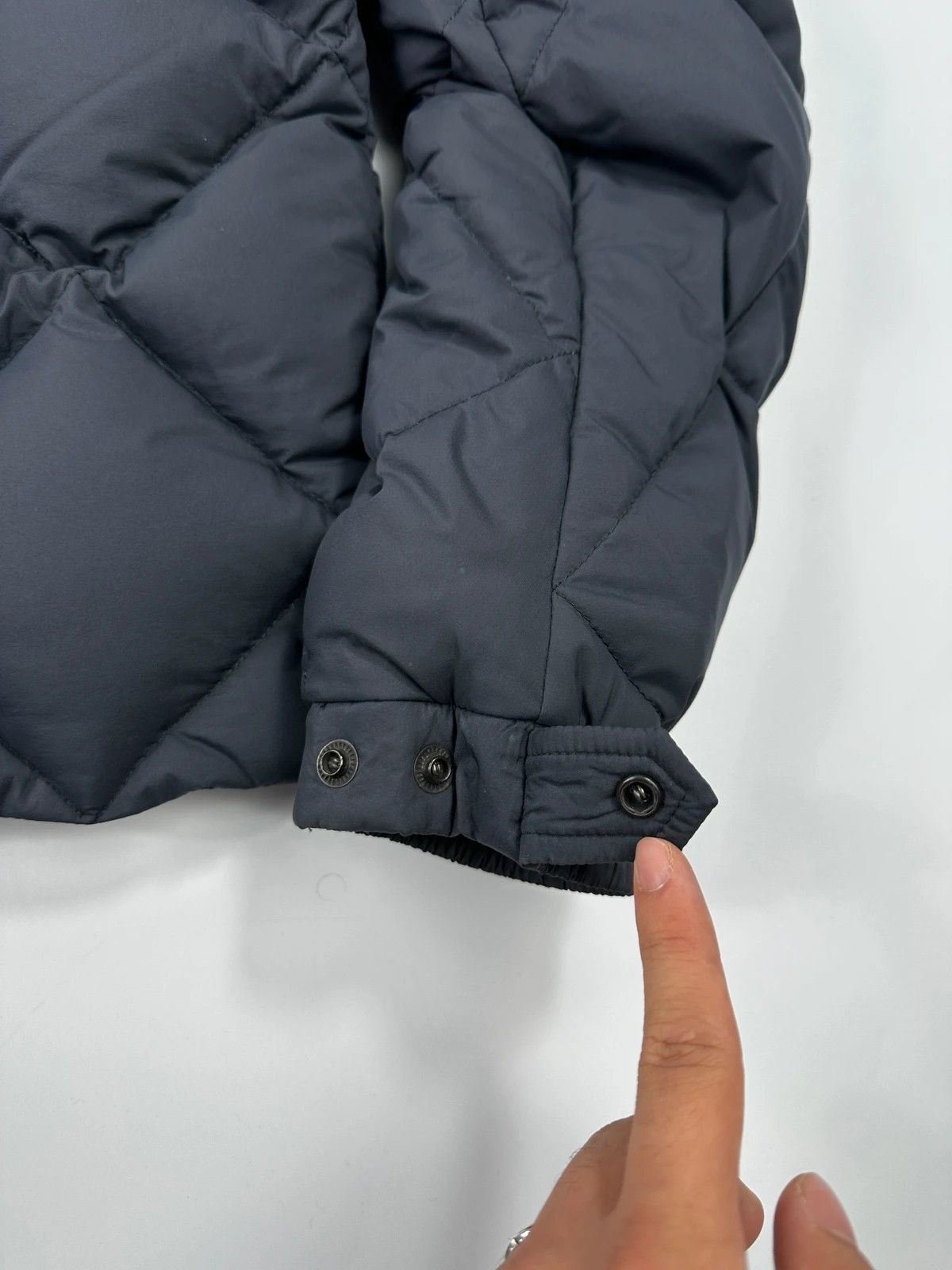 Moncler Moncler Maya Navy Blue Diamonds Puffer Down Hooded Jacket Size US M / EU 48-50 / 2 - 11 Thumbnail