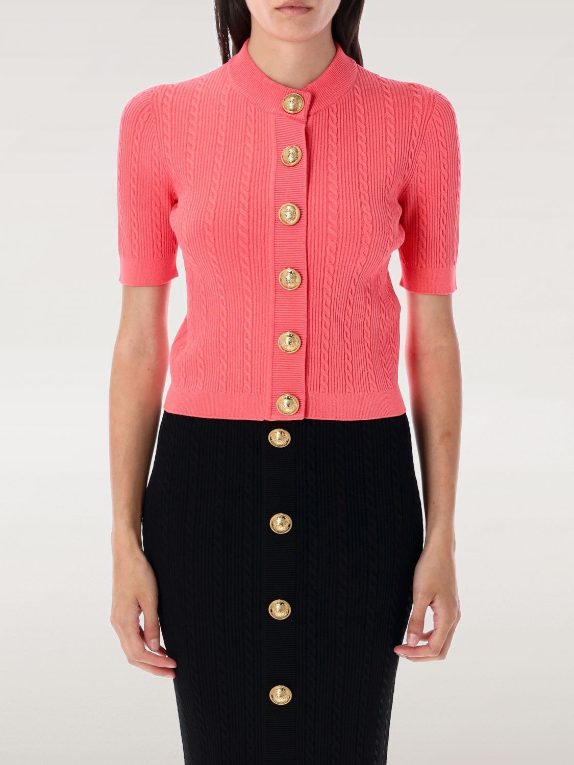 Balmain Balmain Sweater Woman Orange Size XS / US 0-2 / IT 36-38 - 1 Thumbnail