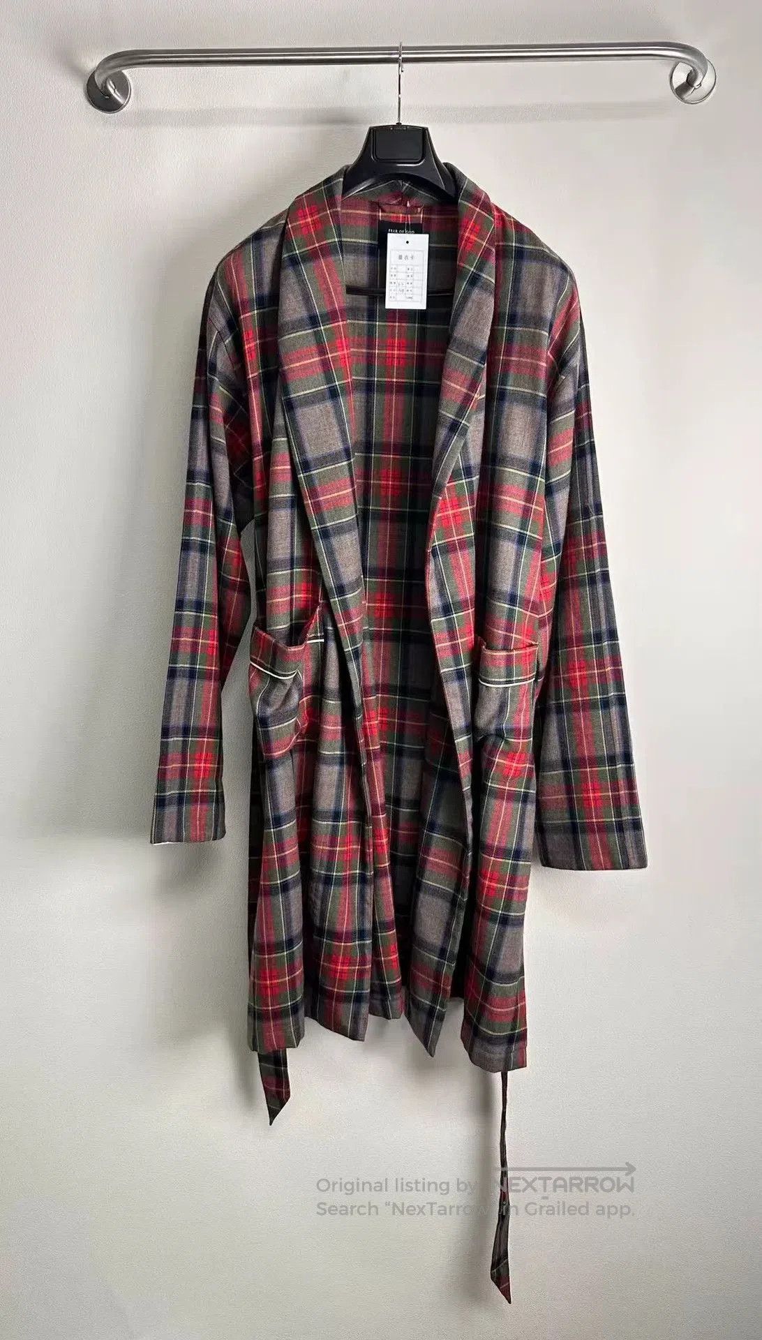 Fear of God Fear of God 5th Season Red Plaid Wool Robe. Size US L / EU 52-54 / 3 - 1 Thumbnail