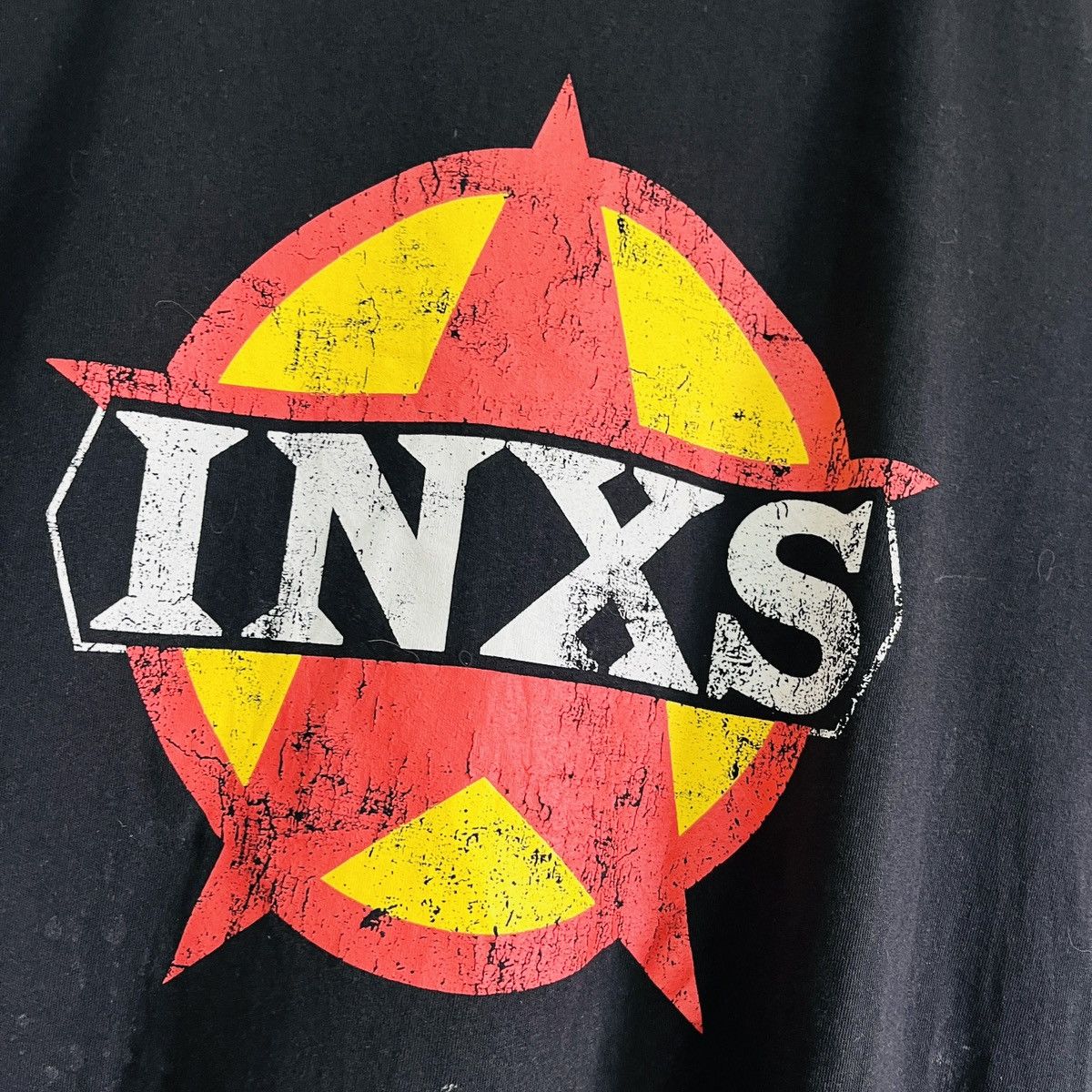 Band Tees INXS Rock Band 1977 TShirt Big Logo Printed Size US M / EU 48-50 / 2 - 9 Thumbnail