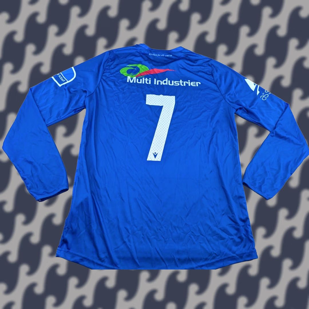 Macron Macron Haugar Norway Football Jersey Size L Unisex Adults Long Sleeve Blue #7 Size US L / EU 52-54 / 3 - 1 Thumbnail