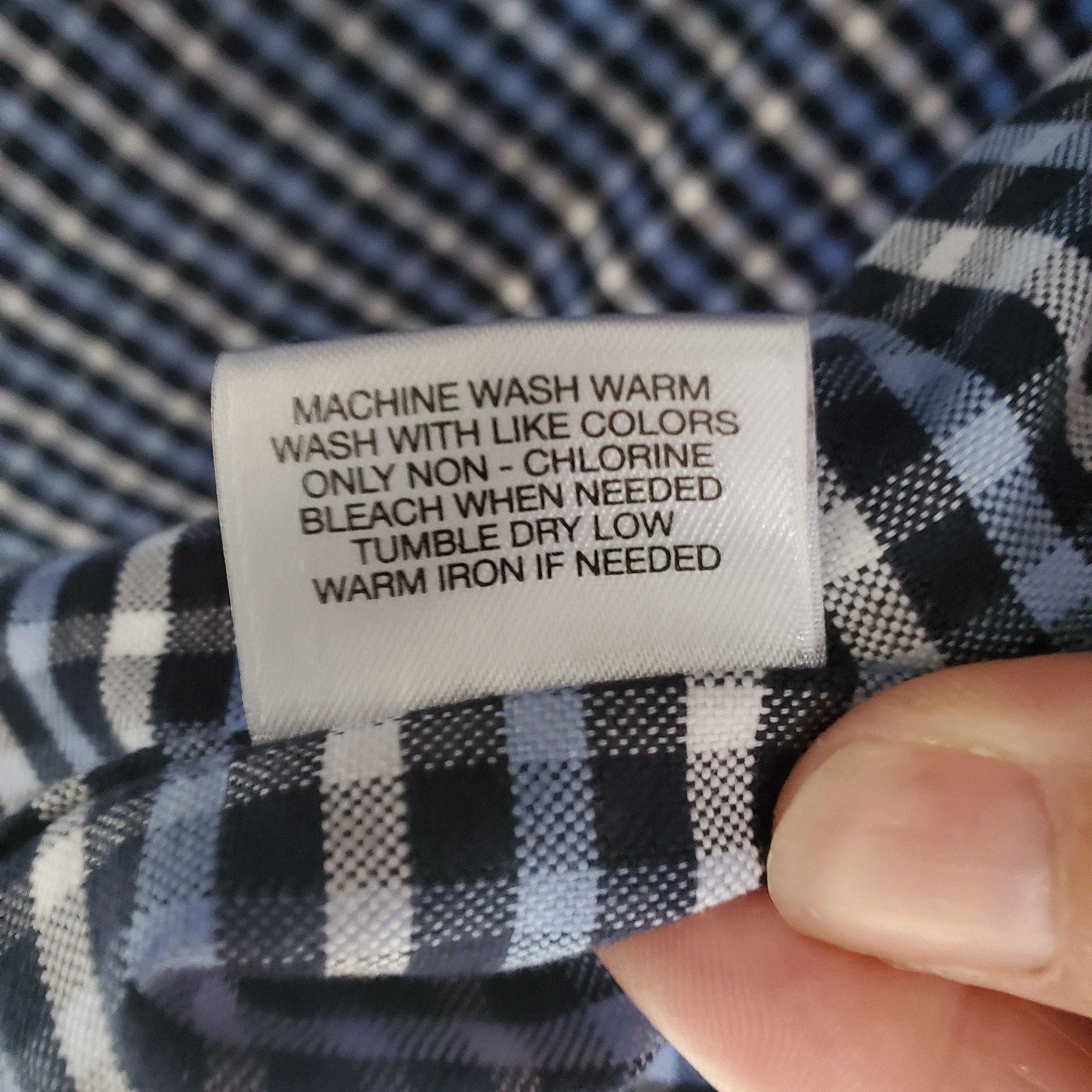 Cremieux Cremieux Blue White Navy Gingham Pattern Button Down SZ:XXL Size US XXL / EU 58 / 5 - 3 Thumbnail