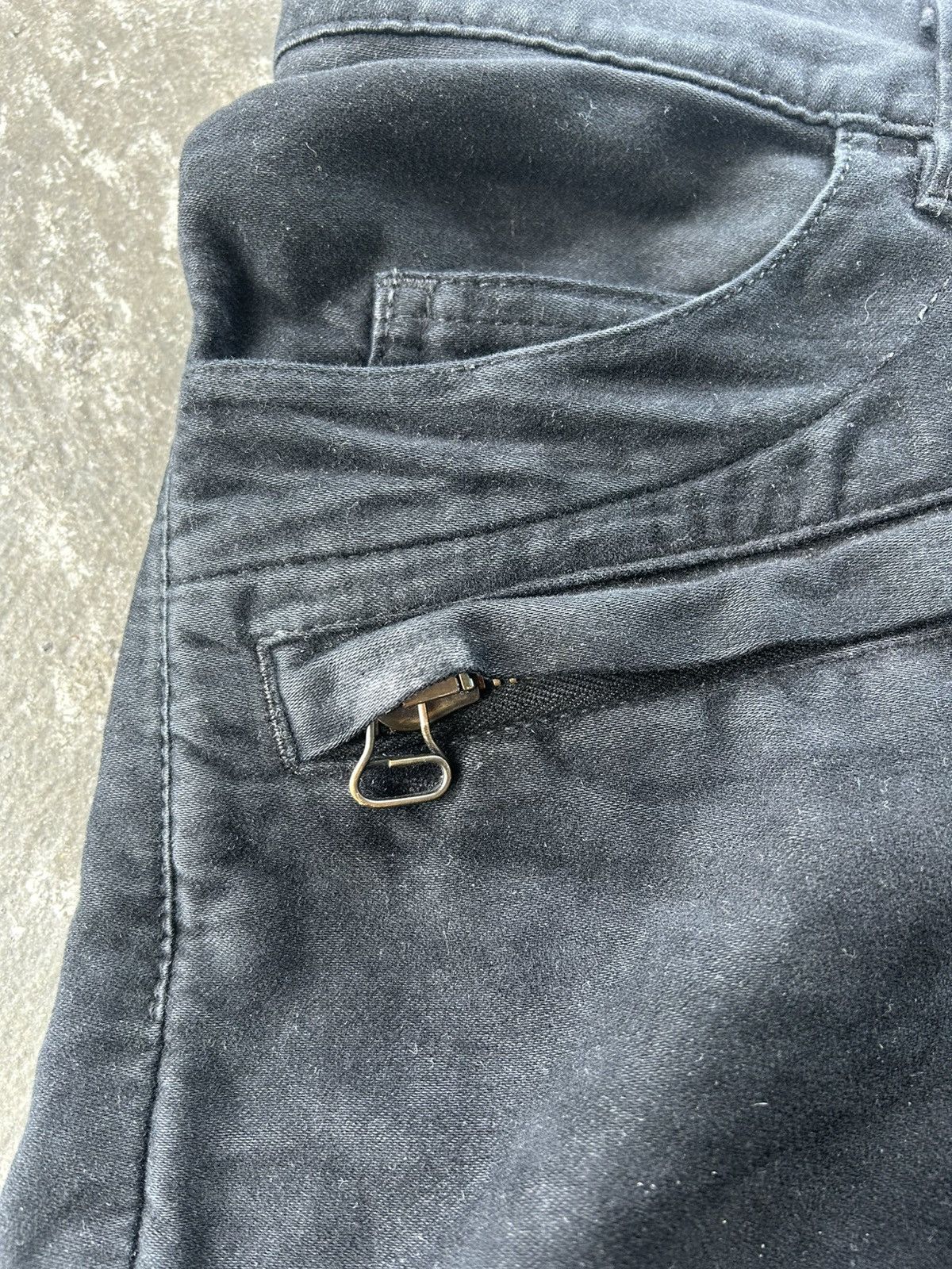 Balmain Balmain Homme AW09 Black Biker Jeans Decarnin Size US 29 - 3 Thumbnail