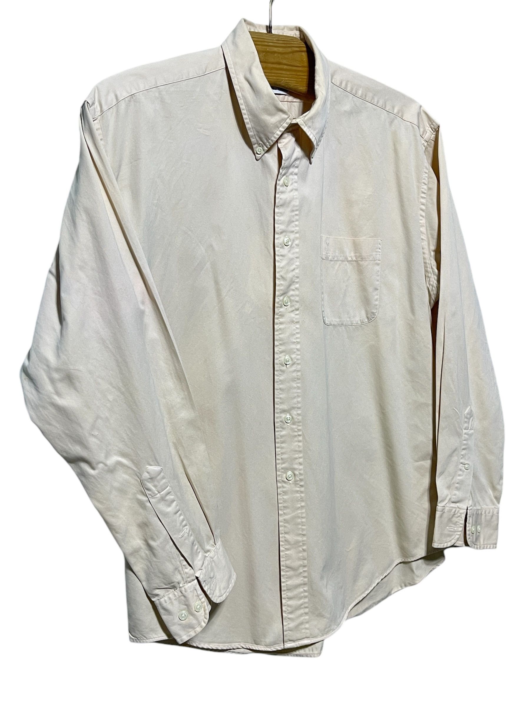 Yves Saint Laurent 🔥 YSL Yves Saint Laurent shirt size xl beige cotton Size US XL / EU 56 / 4 - 2 Thumbnail