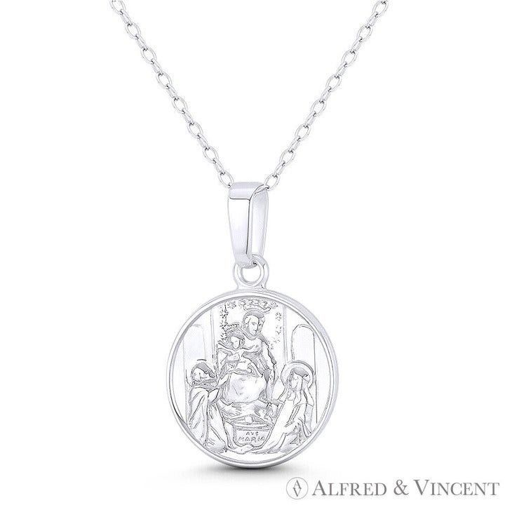 Other Virgin of the Rosary of Pompei Mother Mary Medal Pendant Size ONE SIZE - 1 Preview