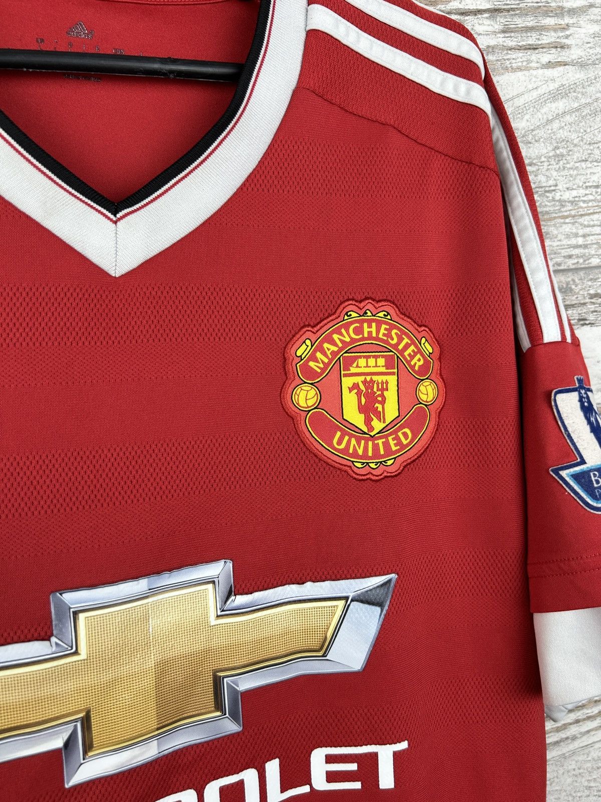 Adidas Mens Vintage Adidas FC Manchester United T Shirt jersey tee Size US L / EU 52-54 / 3 - 8 Thumbnail