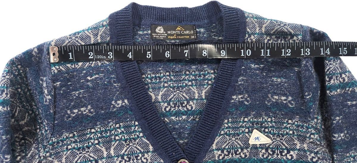 Other Monte Carlo Alpha Collection Wool Blend Cardigan Womens Smal Size S / US 4 / IT 40 - 4 Thumbnail