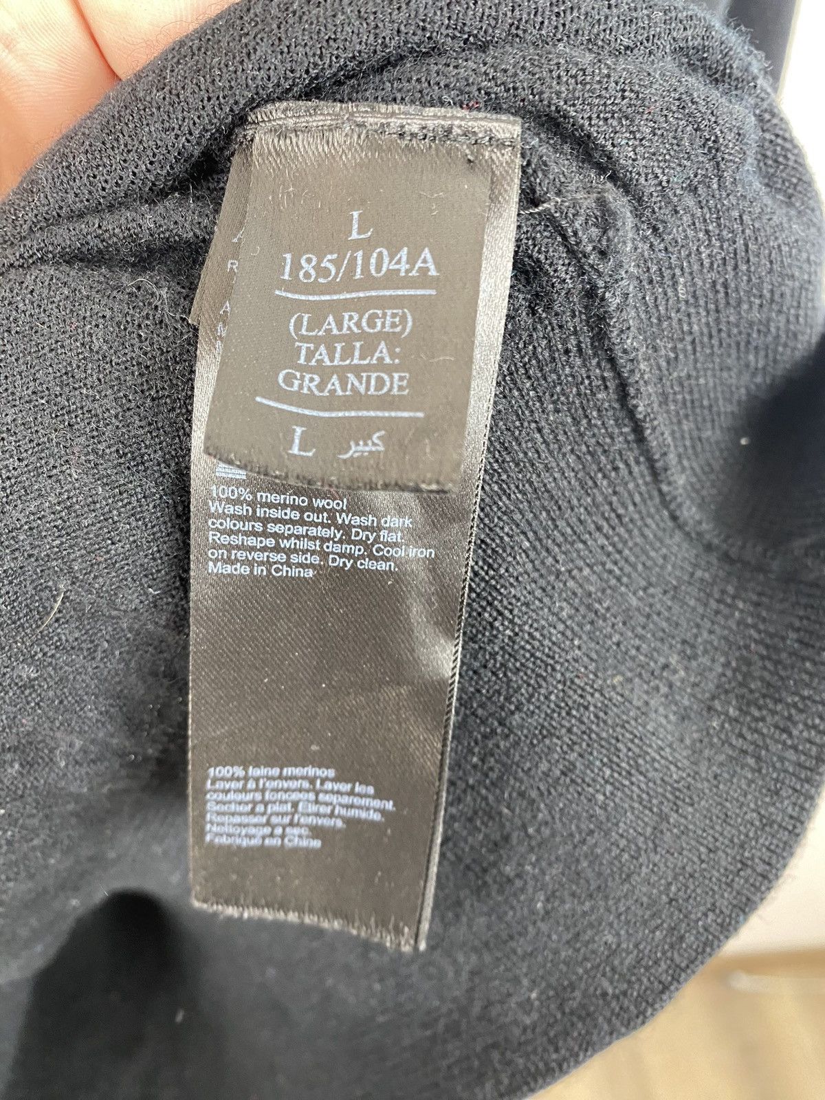 Allsaints Men’s Allsaints Mode Merino V Neck Sweater size L Size US L / EU 52-54 / 3 - 6 Thumbnail