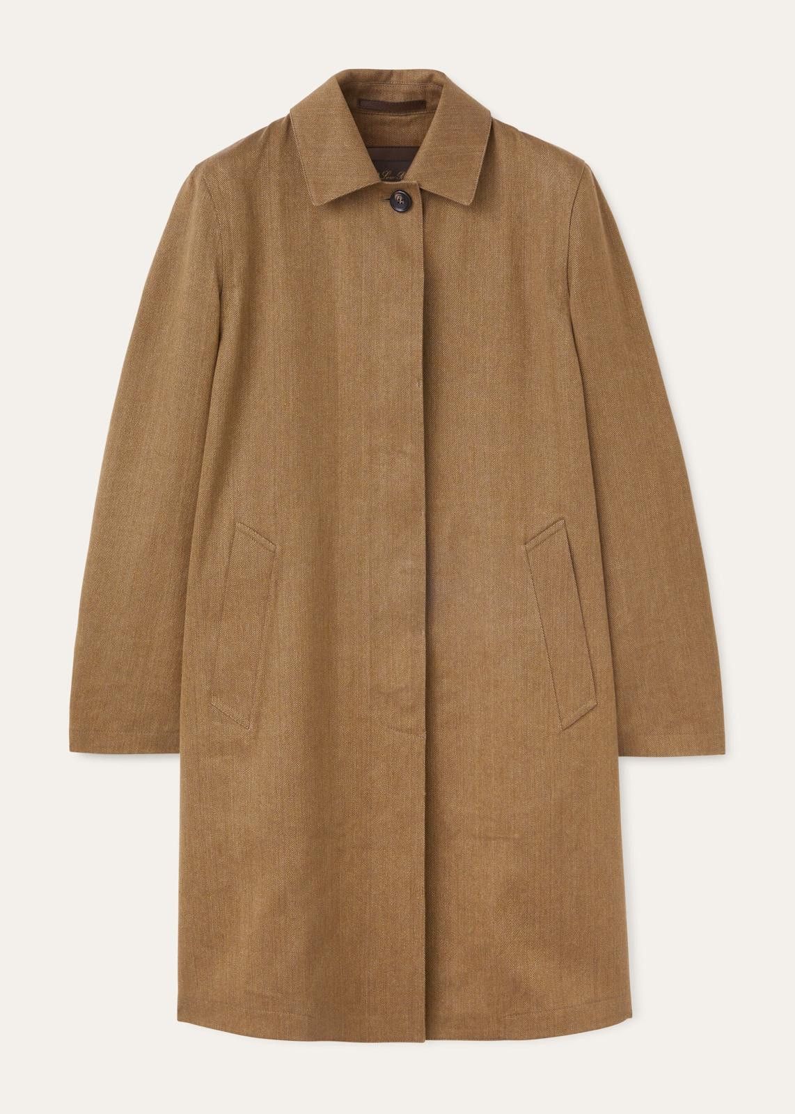 o1srvl11e1224 Cotton Alder Coat in Brown