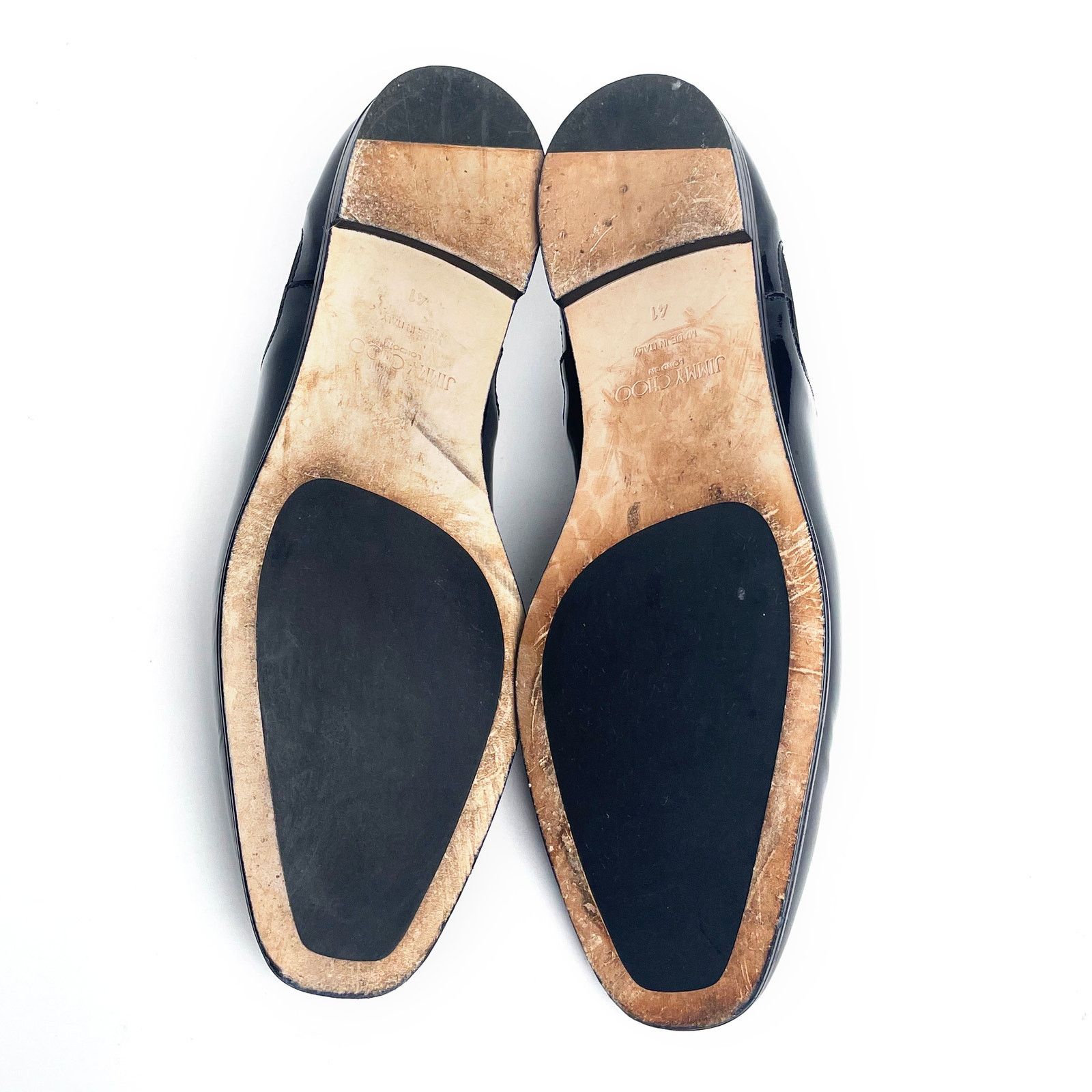 Jimmy Choo Patent Loafers (Glint Flat) Size US 10 / IT 40 - 4 Thumbnail
