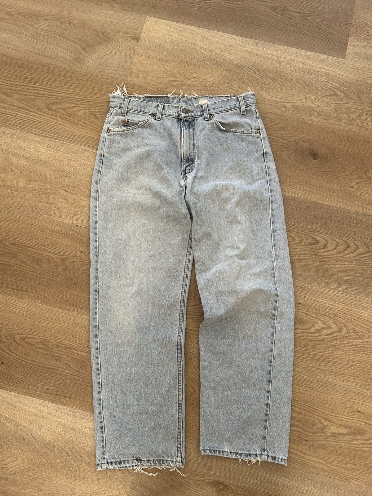 Levi's Vintage Clothing Vintage Levis 565 wide leg denim Size US 33 - 1 Thumbnail