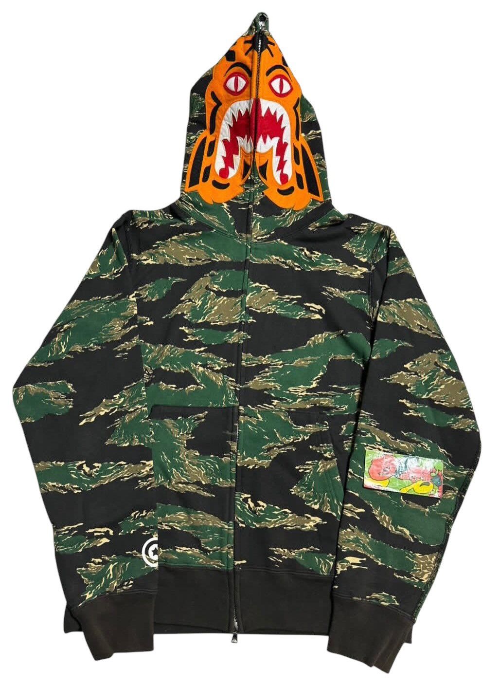 BAPE Tiger camo Full zip hoodie