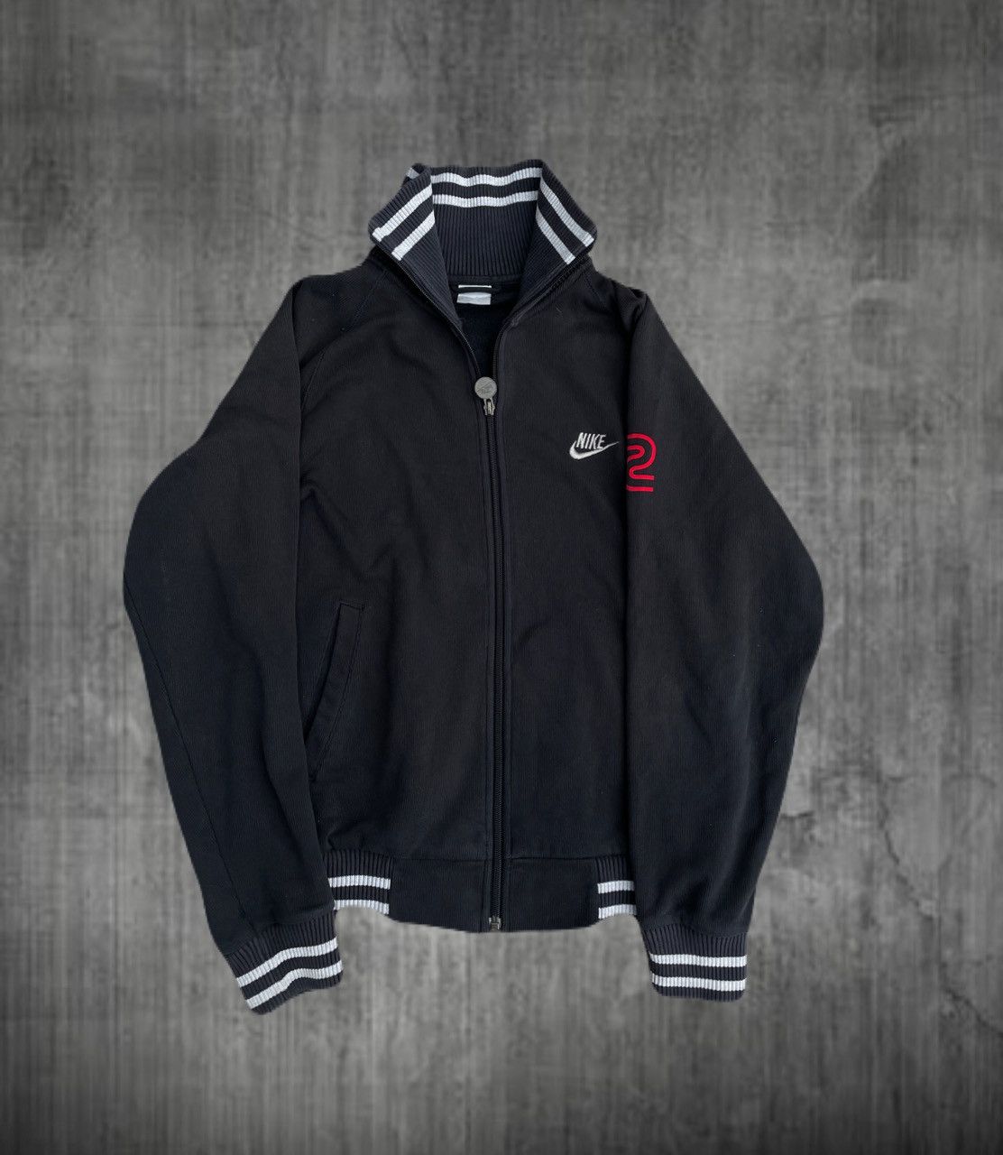 Japanese Brand 2000s Nike EVOLVE Track Jacket Vintage Y2K Size US M / EU 48-50 / 2 - 1 Thumbnail