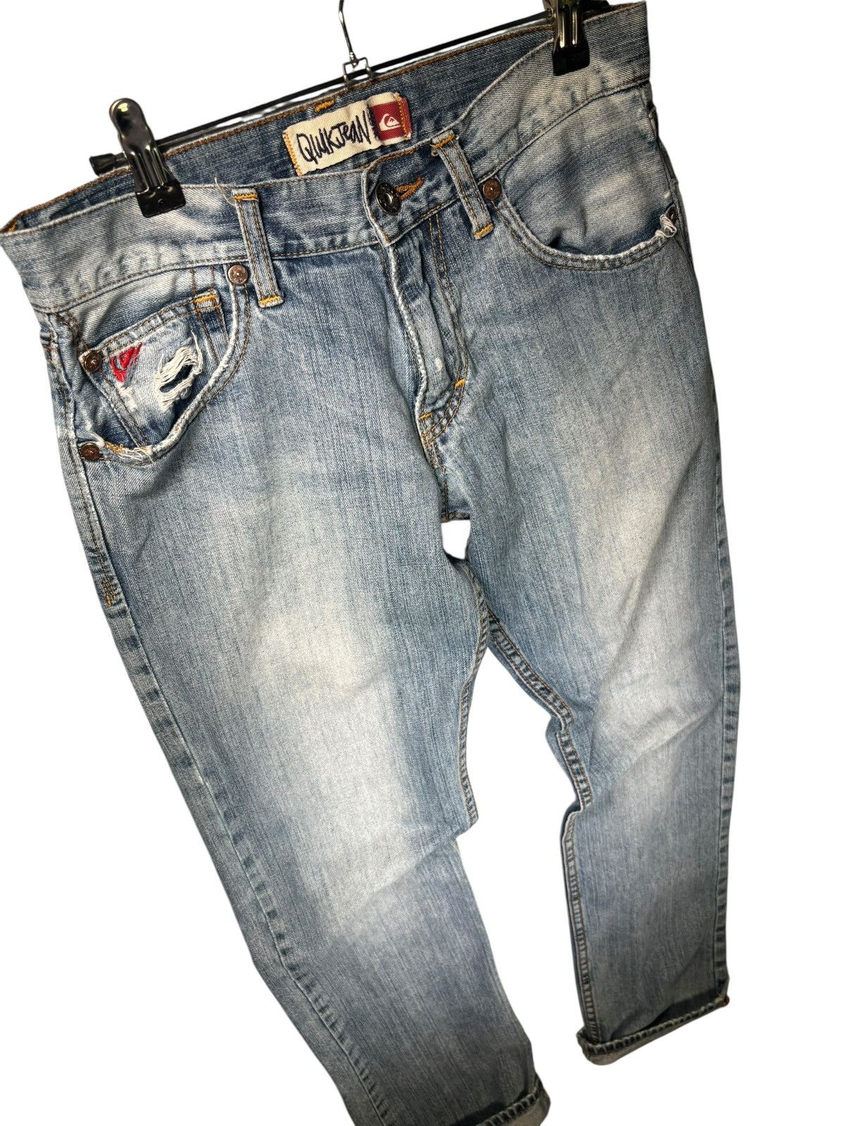 Quiksilver × Vintage Vintage Quiksilver Denim Size US 29 - 5 Thumbnail