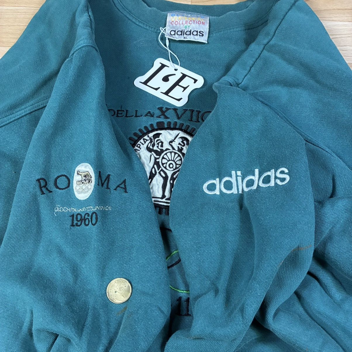 Adidas Mens Vintage Sweatshirt Adidas Olympic Games Size L Size US L / EU 52-54 / 3 - 7 Thumbnail