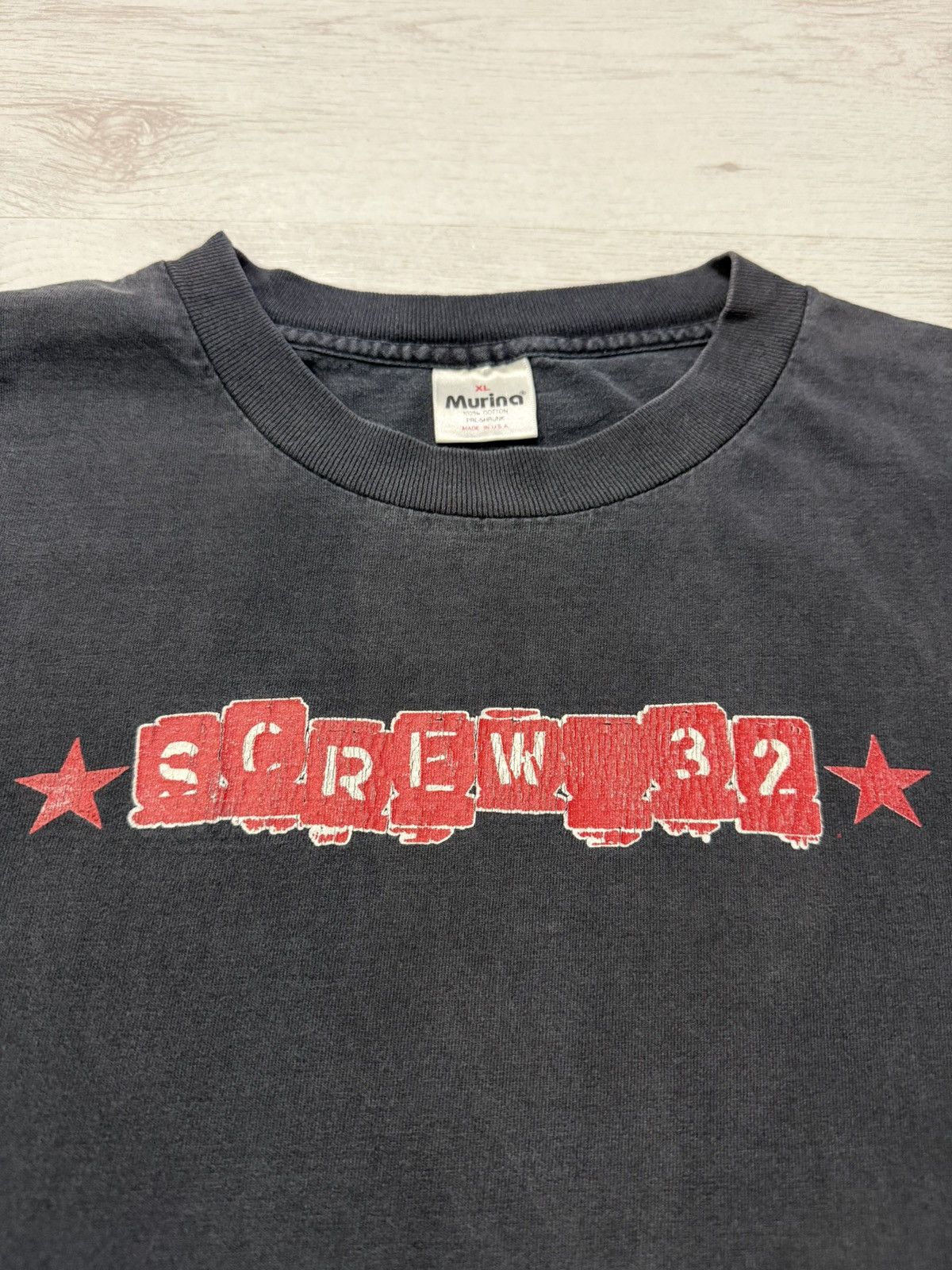 Other 90’s Vintage Screw 32 Logo Band Tee Size US XL / EU 56 / 4 - 4 Thumbnail