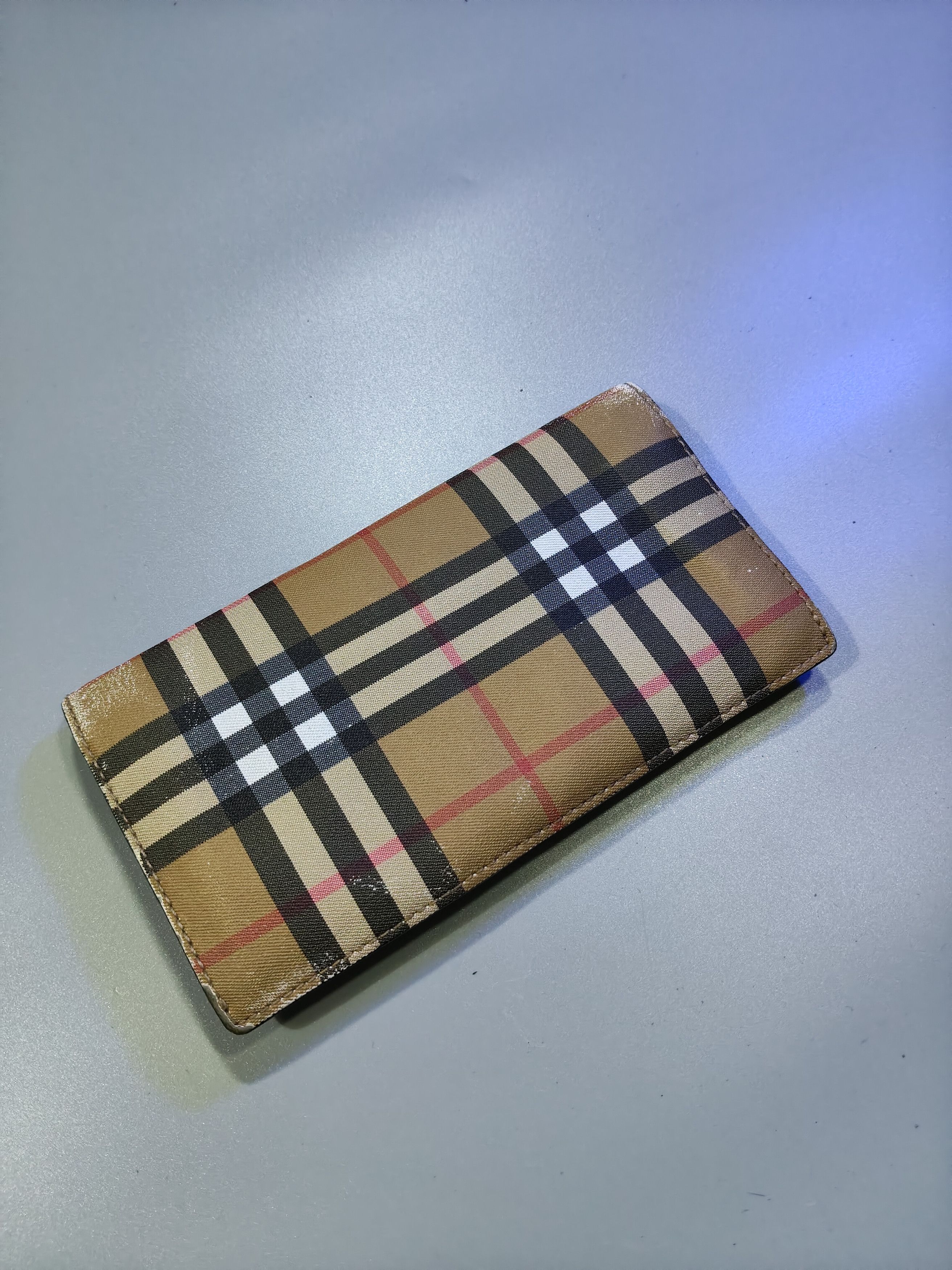 Burberry Burberry Canvas Long Wallet iconic Nova Check pattern. Size ONE SIZE - 6 Thumbnail