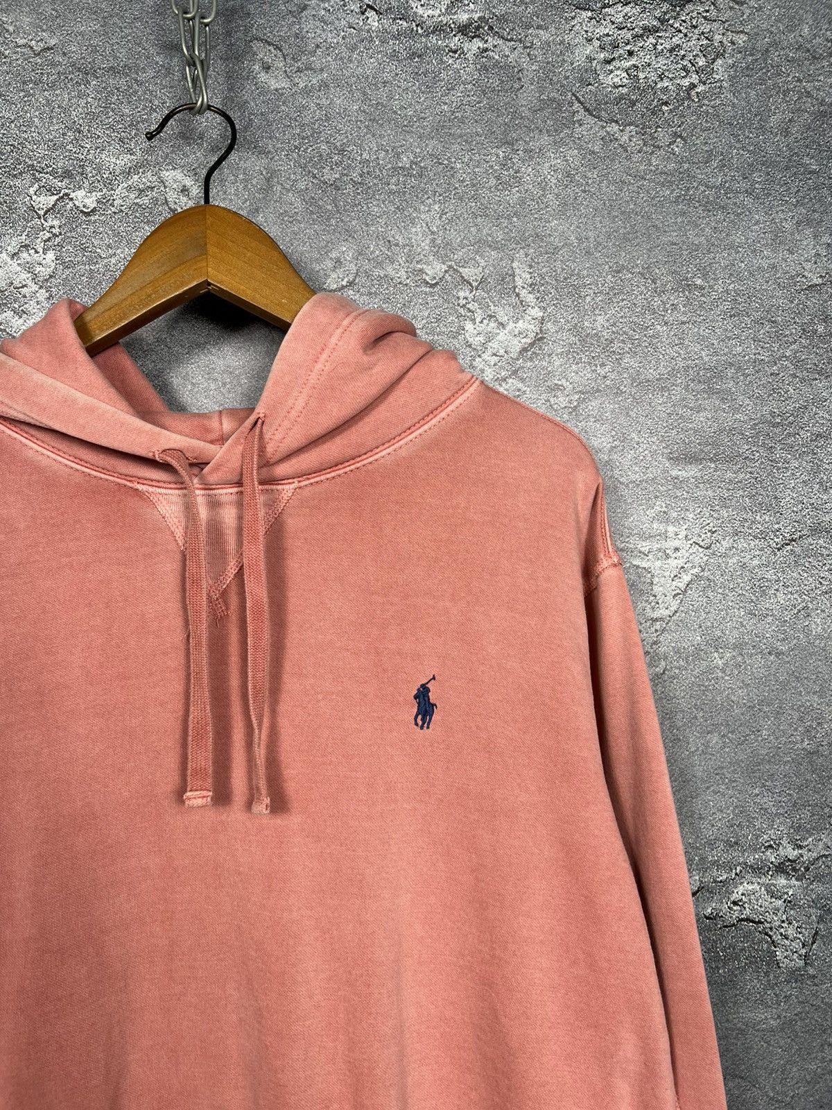 Denim & Supply Ralph Lauren Denim and Supply Ralph Lauren Washed Pink Hoodie With Logo Size US L / EU 52-54 / 3 - 3 Thumbnail